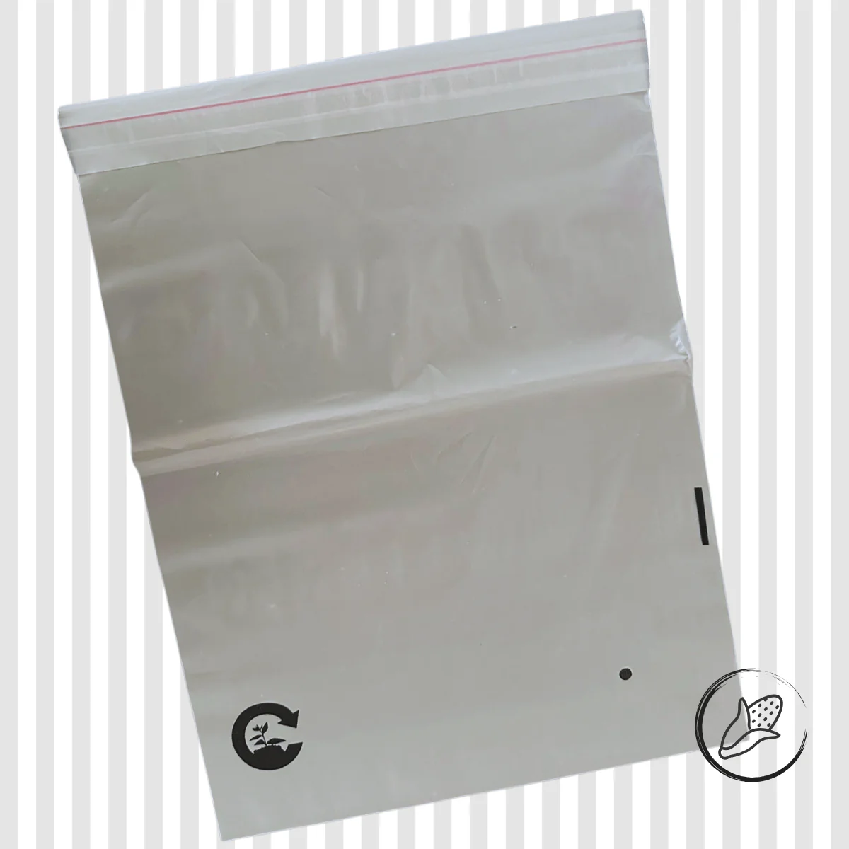 100% Compostable Ecofriendly Clear Garment Bag Pack Of 25 - Image 4