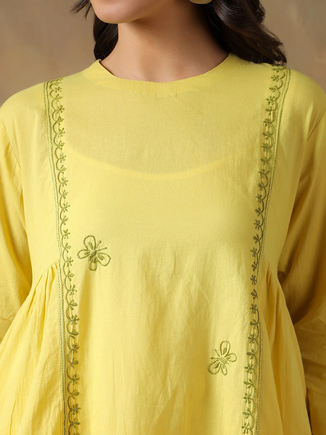 100% Cotton Chikankari Co-ord Set for Women - Image 12