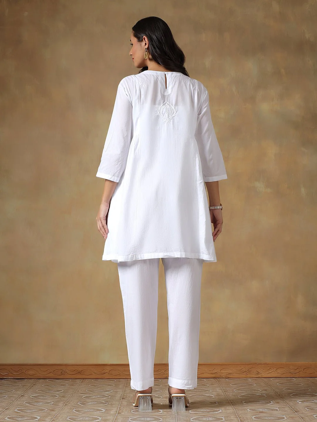 100% Cotton Chikankari Co-ord Set for Women - Image 5