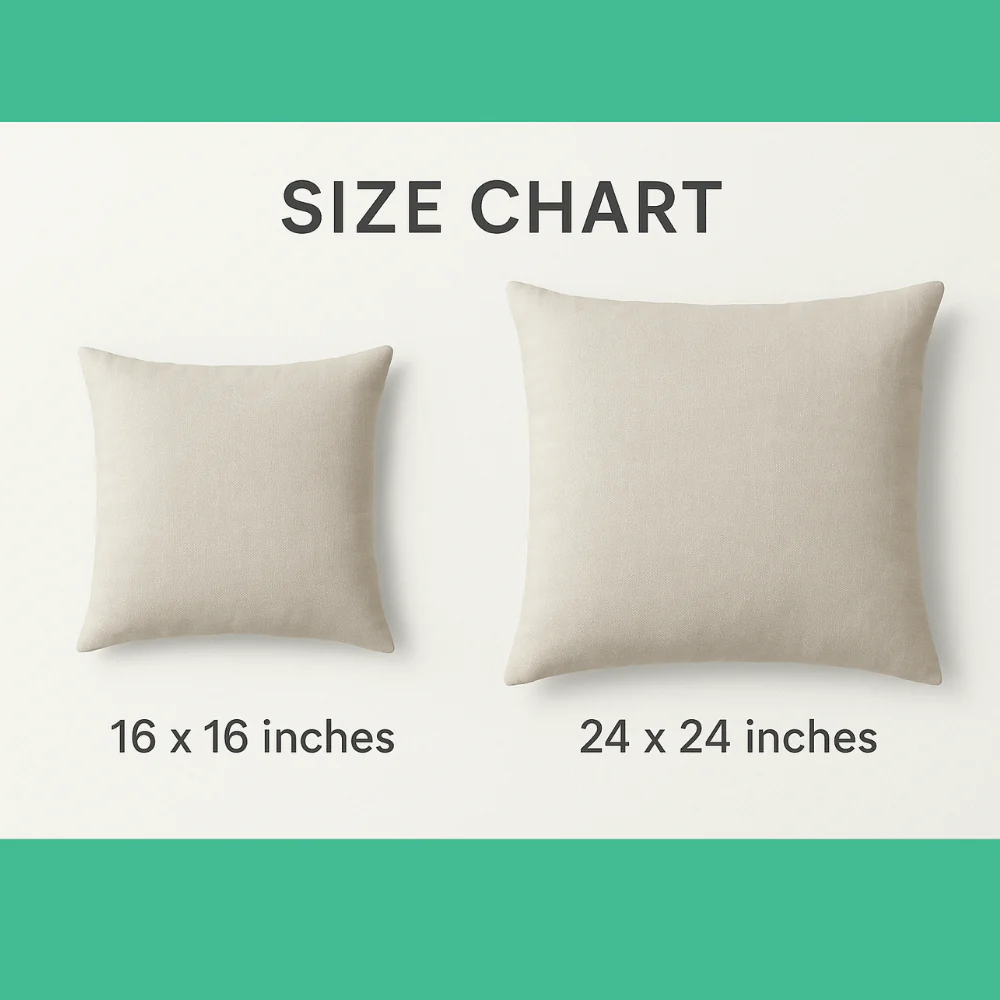 100% Cotton Cushion Covers Set of 2 – 24x24 – Kollam - Image 7