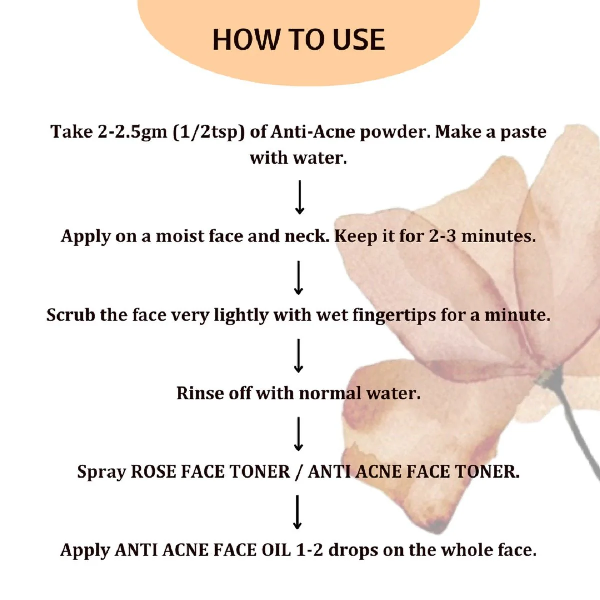 Anti Acne Powdered Cleanser Mask - 50g - Image 6