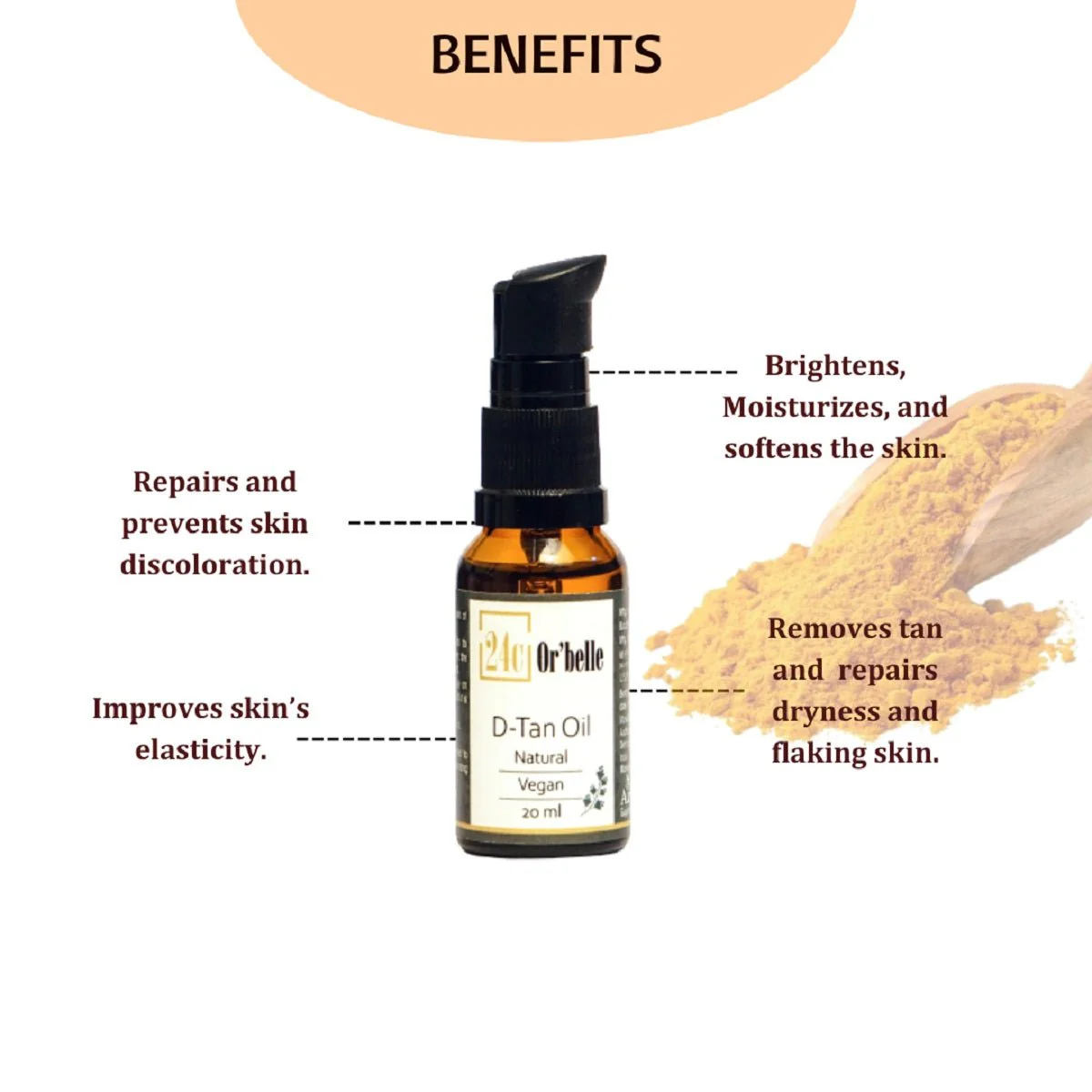 DeTanning and Skin Brightening Oil - 20 ml - Image 5