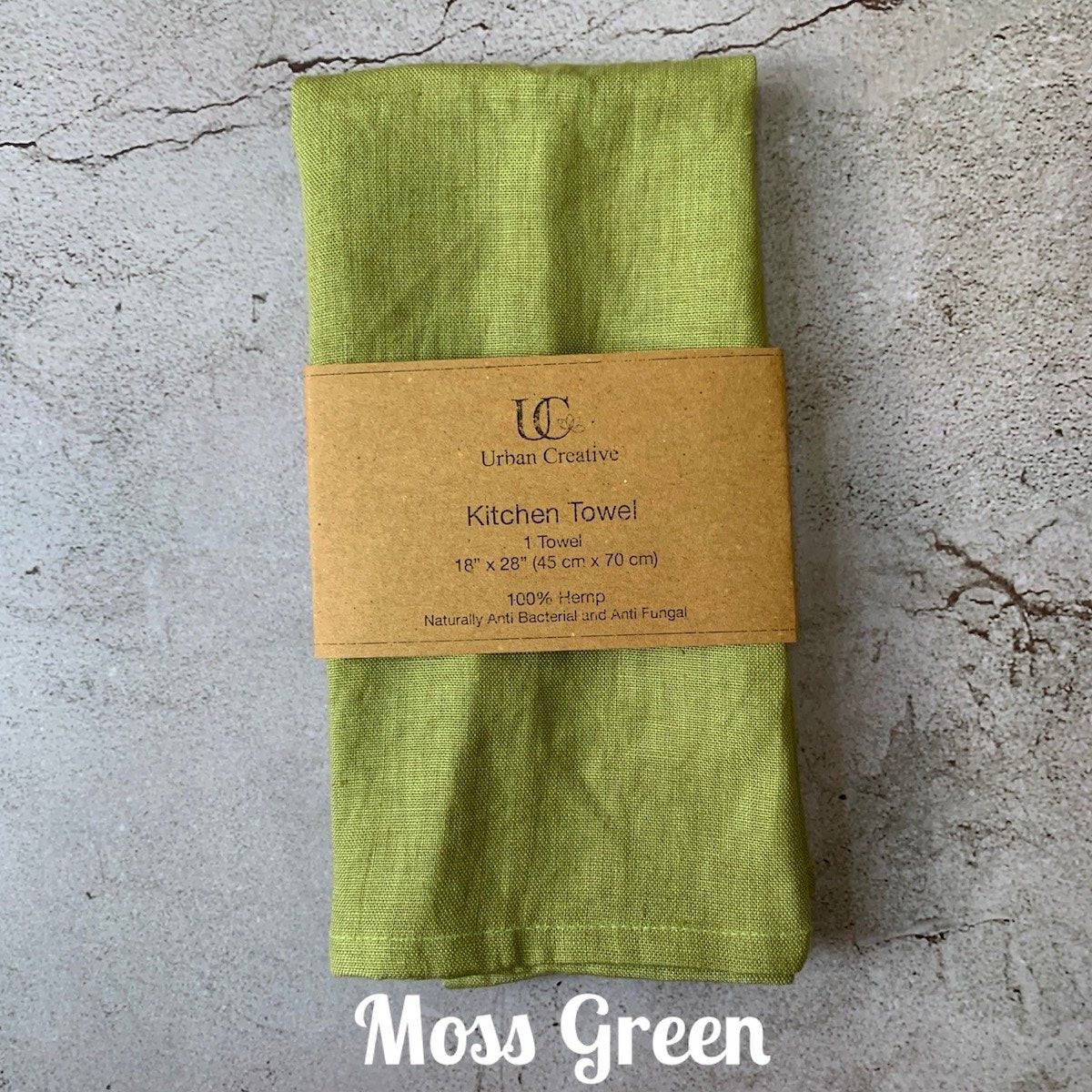 Hemp Kitchen Towels / Tea Towels  (18"x27"/45x68 cm) Single/ Set of 2 - Image 6