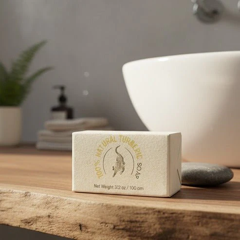 100% Natural Turmeric Soap - Image 5