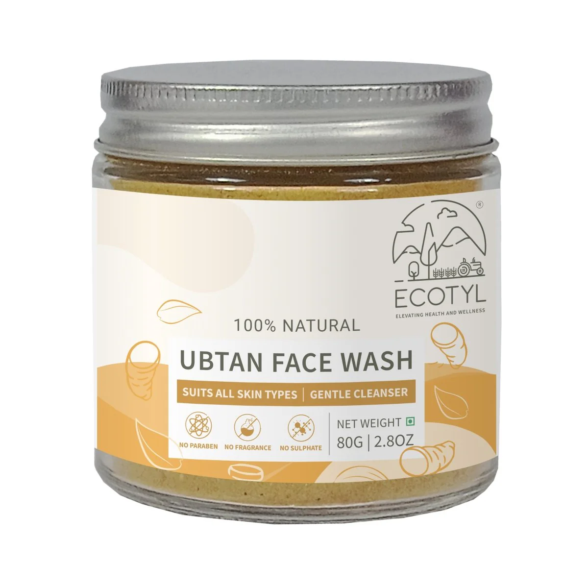 100% Natural Ubtan Face Wash Powder | Gentle Cleanser | 80g - Image 6