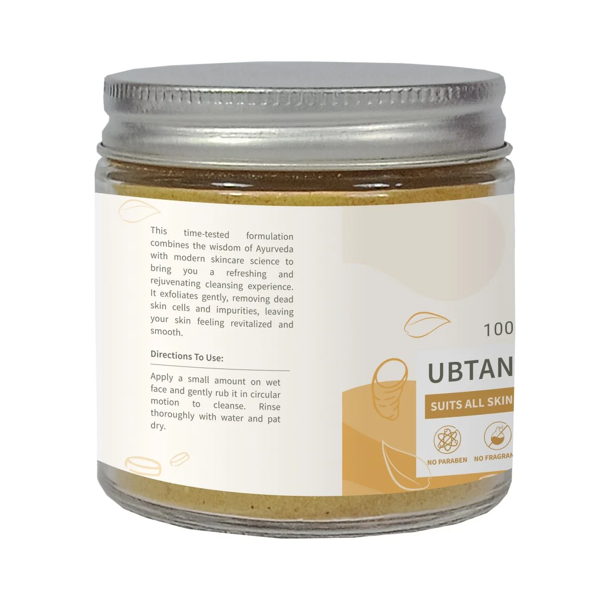 100% Natural Ubtan Face Wash Powder | Gentle Cleanser | 80g - Image 7