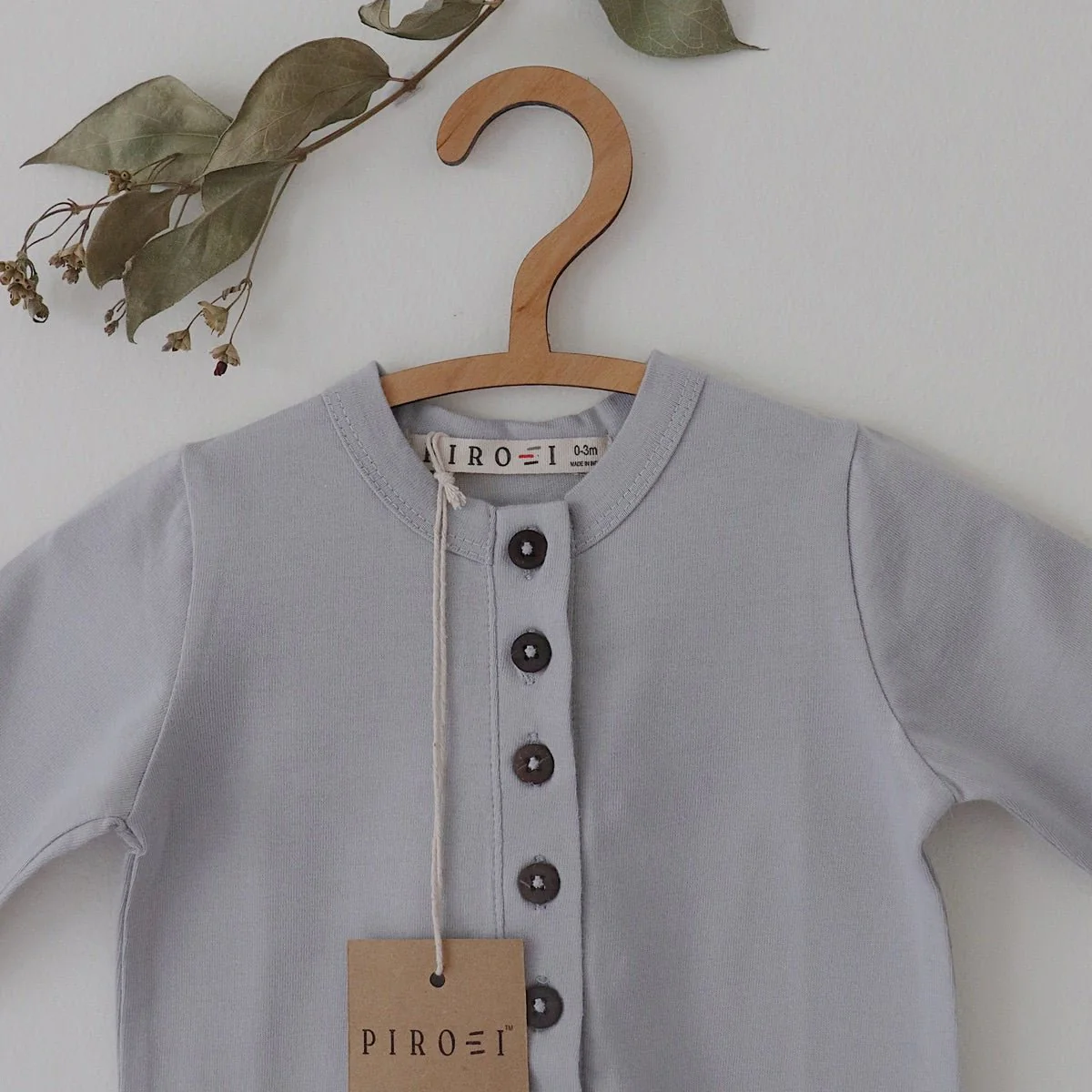 100% Organic Cotton Knotted Gown - Image 3