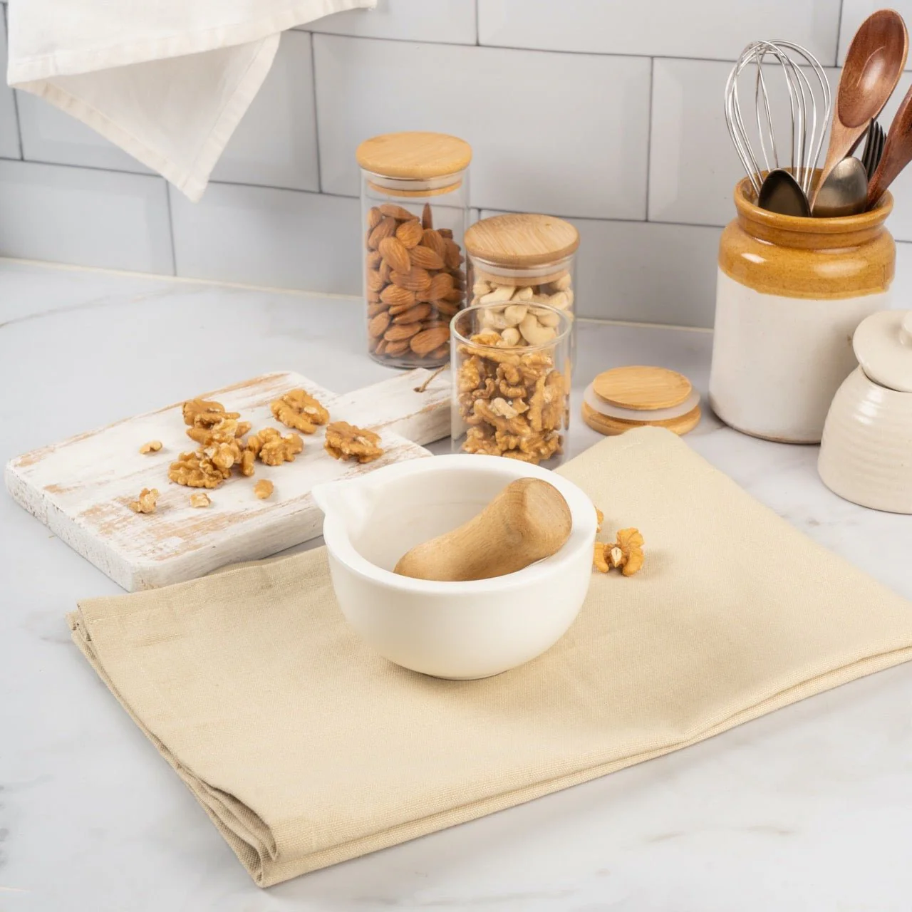 Organic Cotton Kitchen Towels with Plant Based Dyes - (45 cm x 68 cm) - Image 11