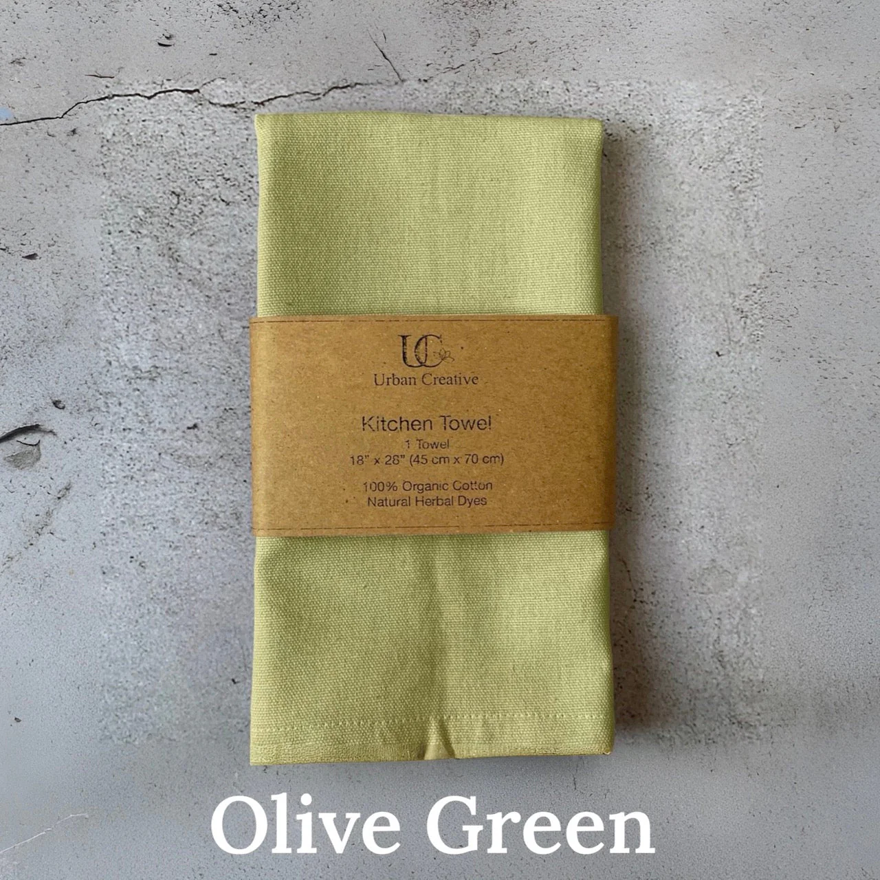 Organic Cotton Kitchen Towels with Plant Based Dyes - (45 cm x 68 cm) - Image 4