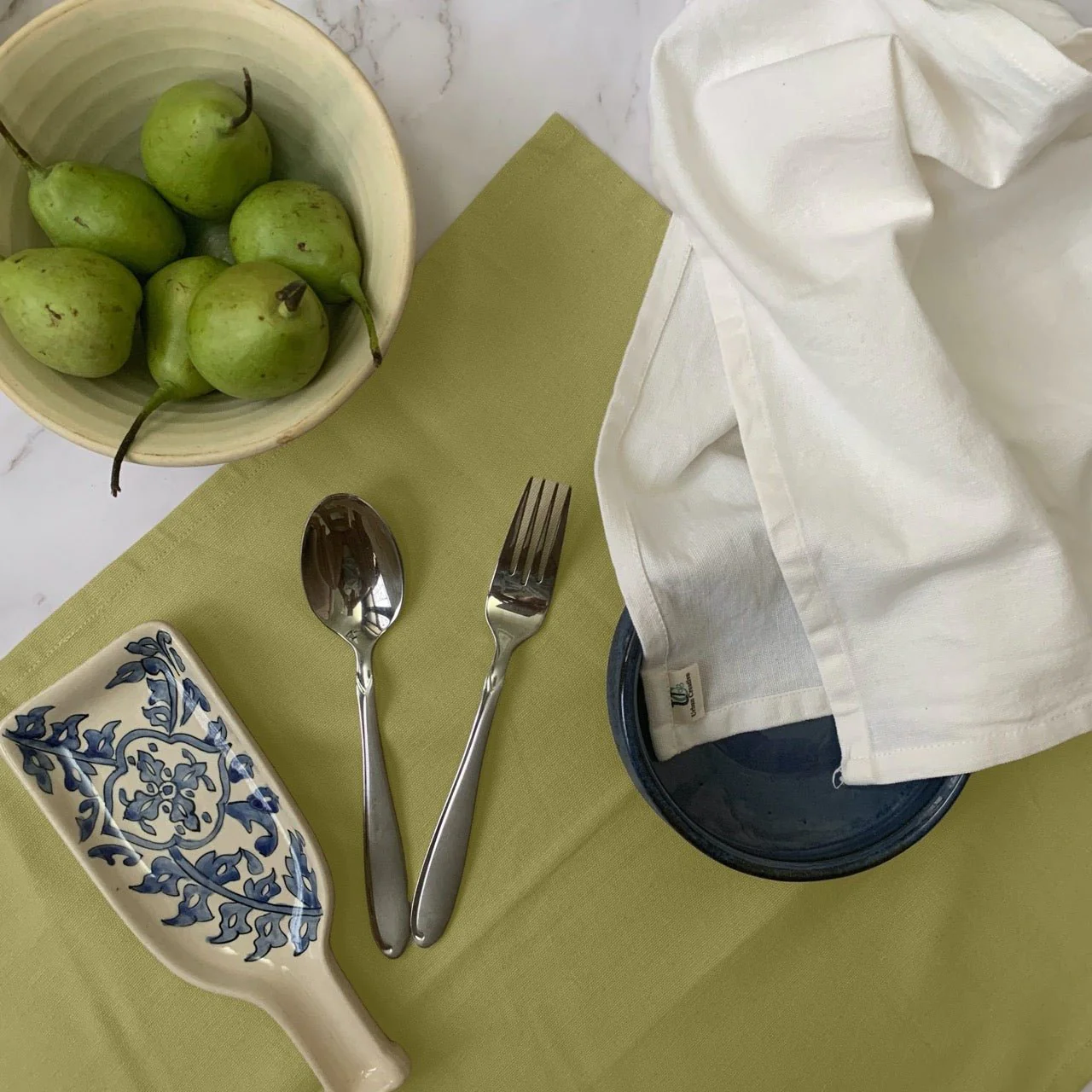 Organic Cotton Kitchen Towels with Plant Based Dyes - (45 cm x 68 cm) - Image 9