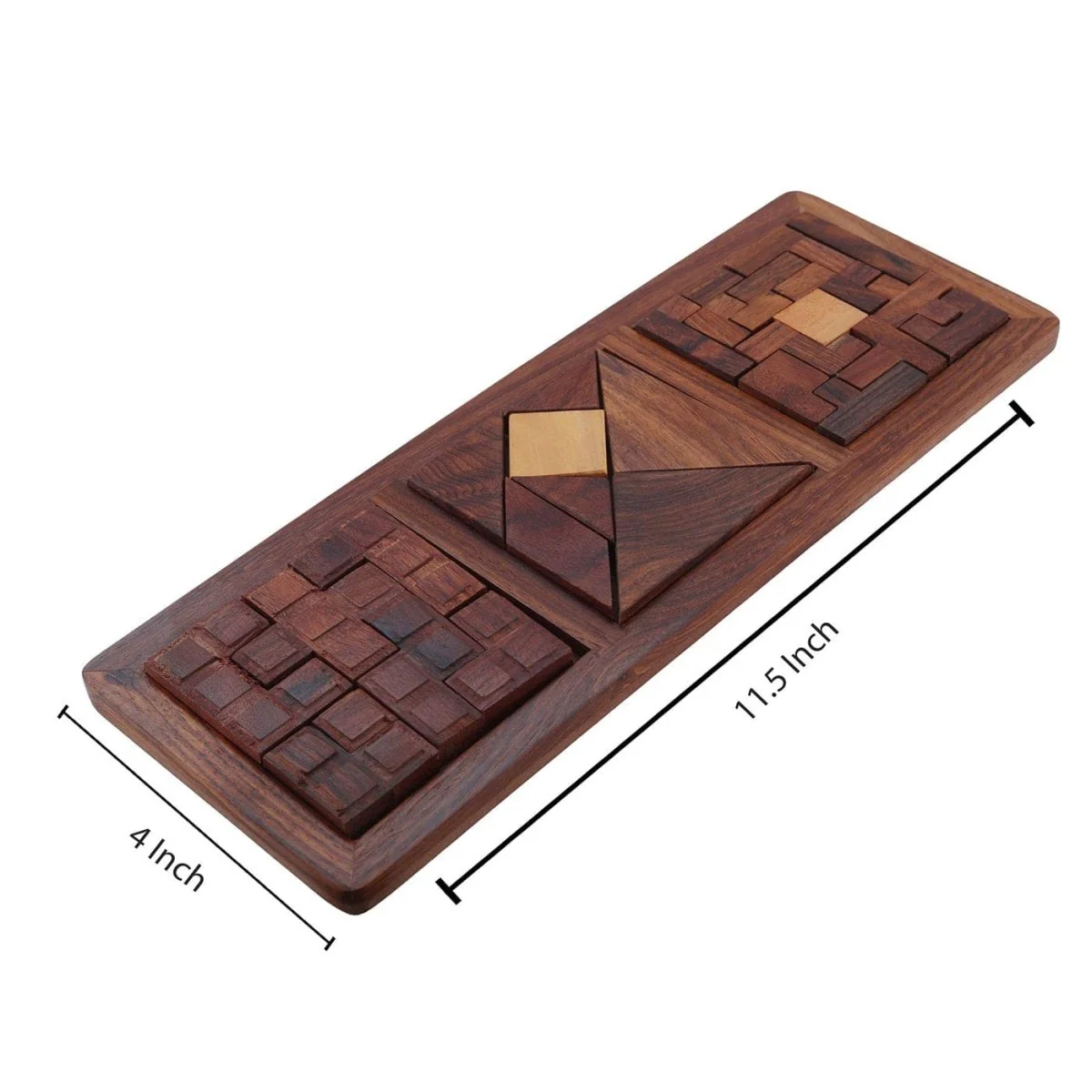 3 in 1 Wooden Blocks Jigsaw Puzzles Brain Teasers - Image 5