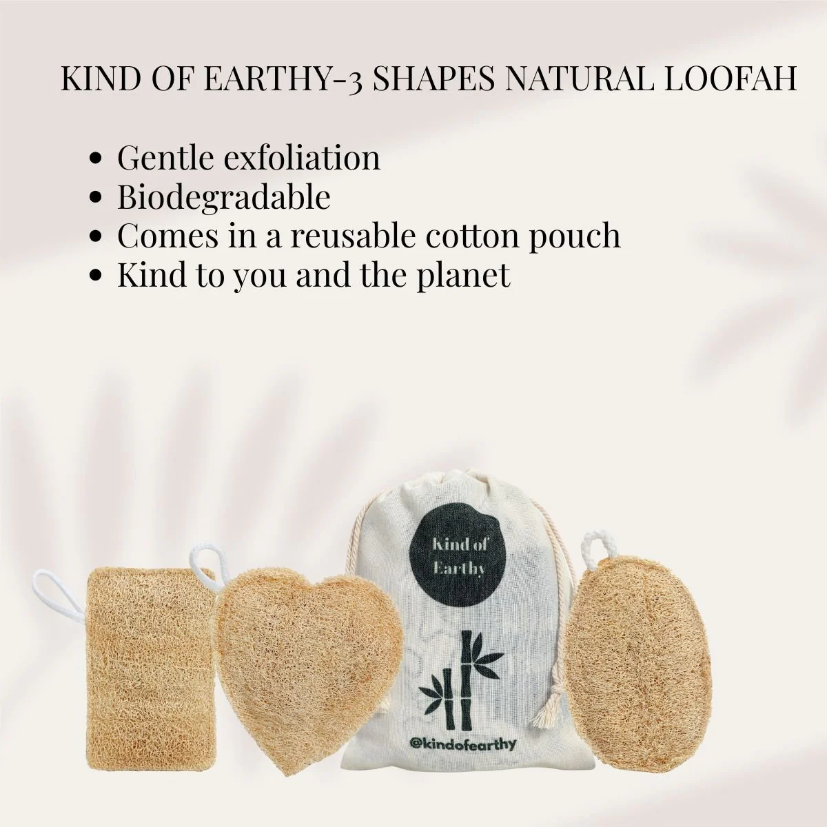 Deep Exfoliation| 3-Shaped Natural Gourd Loofah (Pack of 3) - Image 2