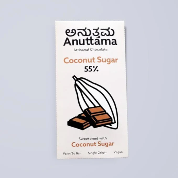 55% Cocoa Chocolate – Sweetened with Coconut Sugar - Image 3