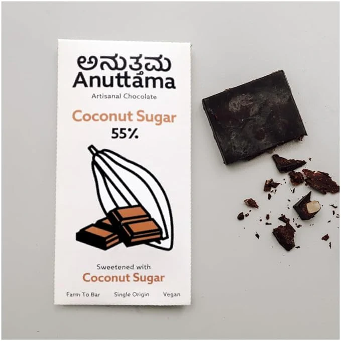 55% Cocoa Chocolate – Sweetened with Coconut Sugar - Image 4