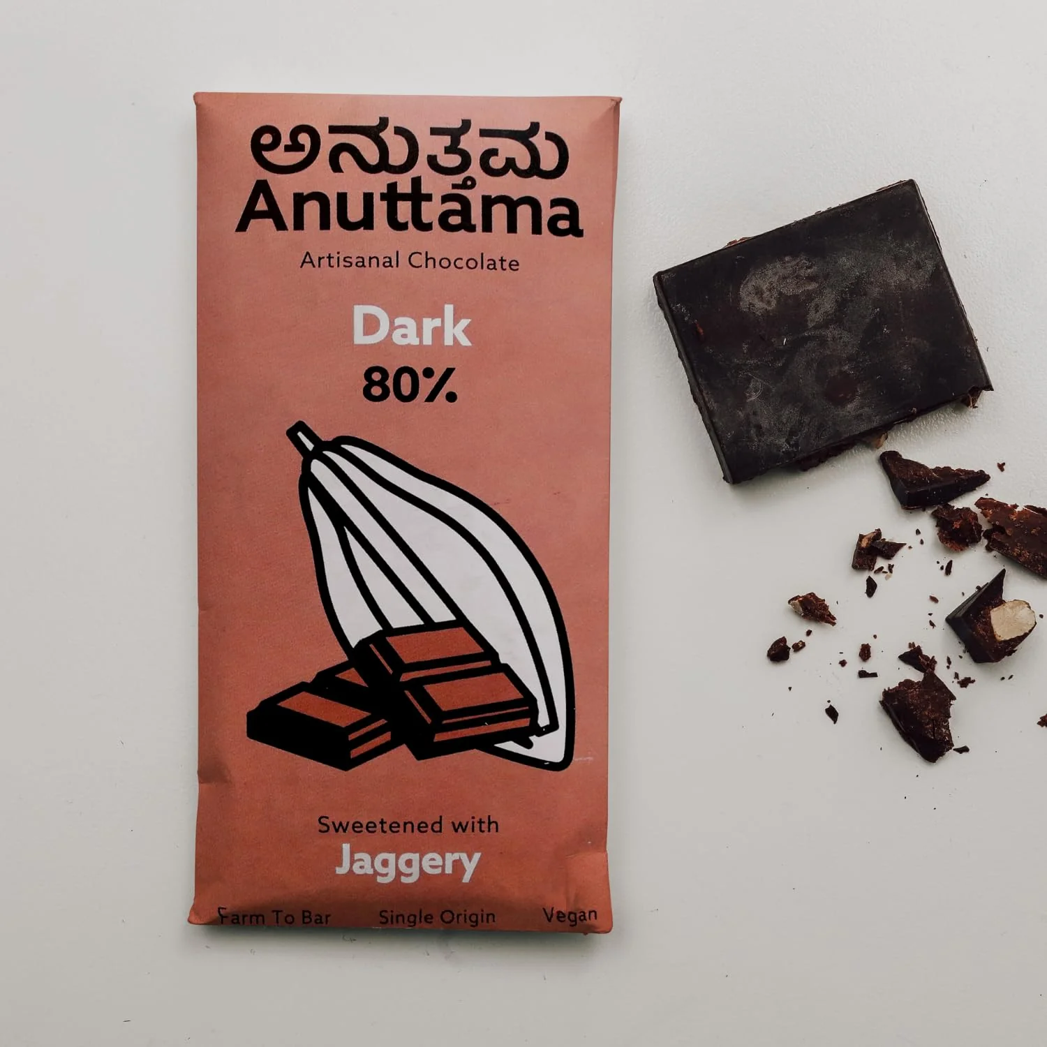 80% Cocoa Dark Chocolate | Naturally Sweetened With Jaggery - Image 6