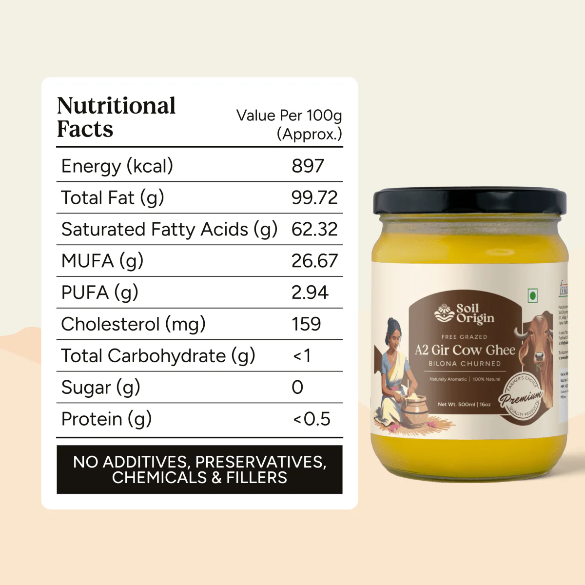 A2 Gir Cow Ghee | Bilona Churned | Pure & Natural - Image 6