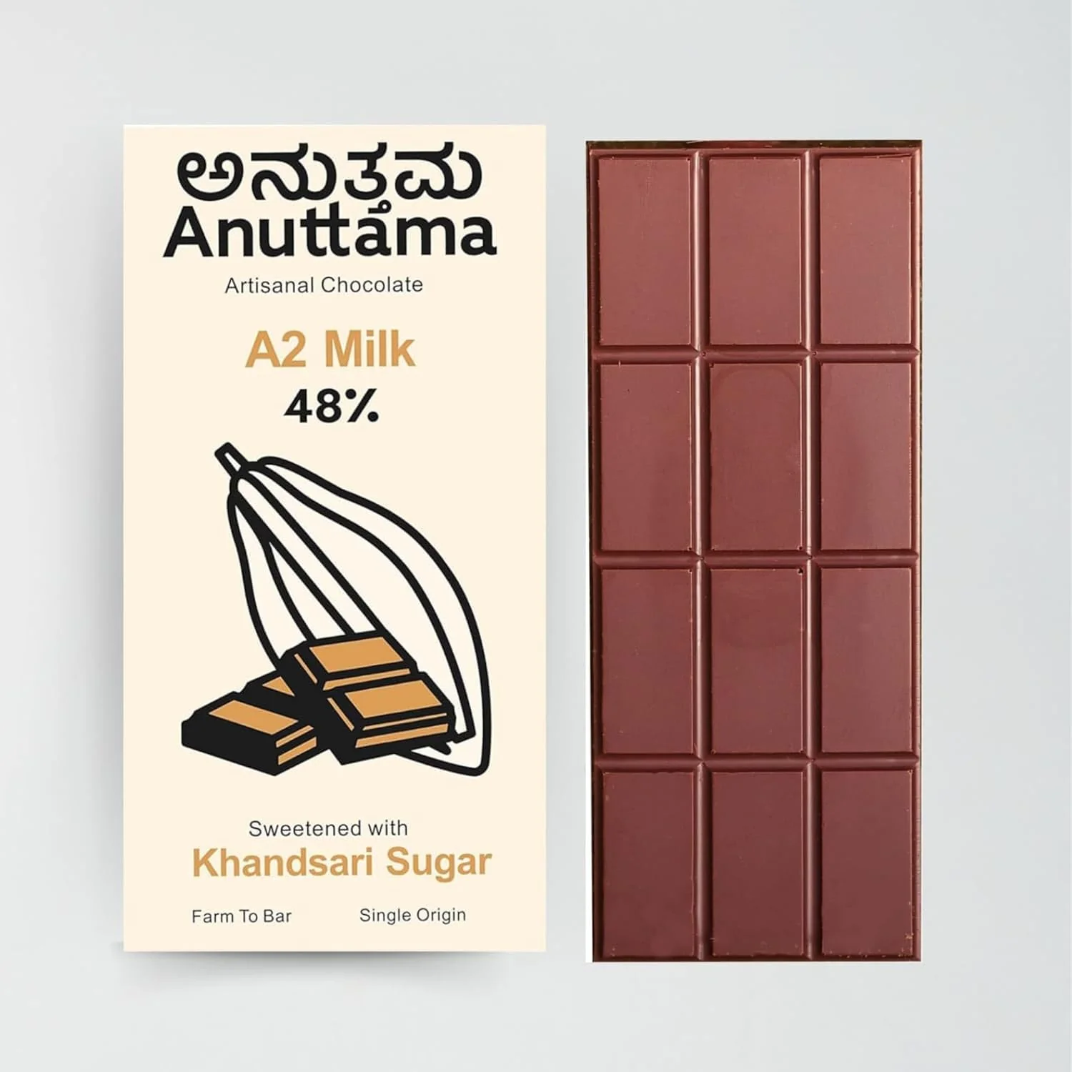 Dark Milk Chocolate | 48% Cocoa Smooth & Creamy