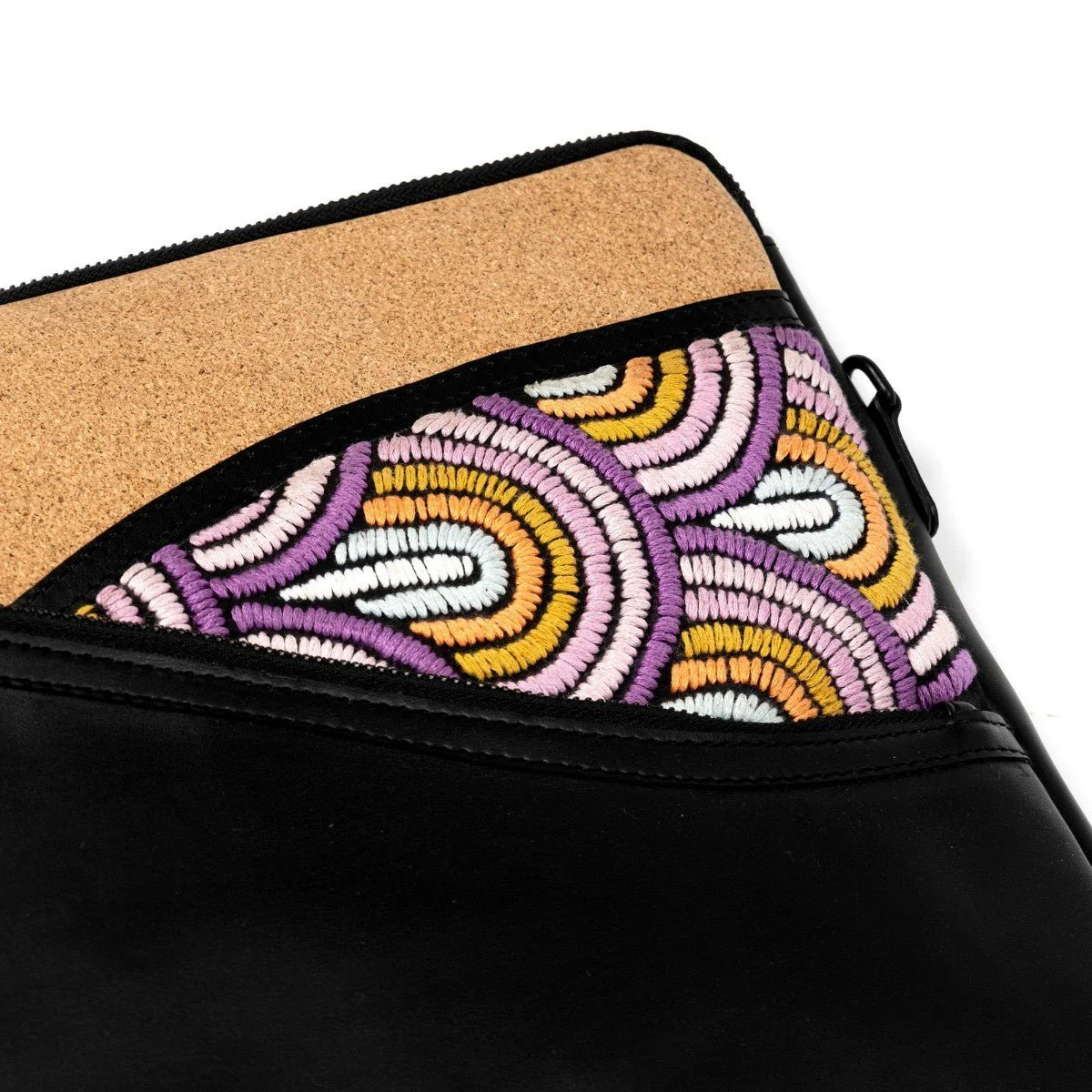 Acacia Vegan Leather Laptop Sleeve - Image 10
