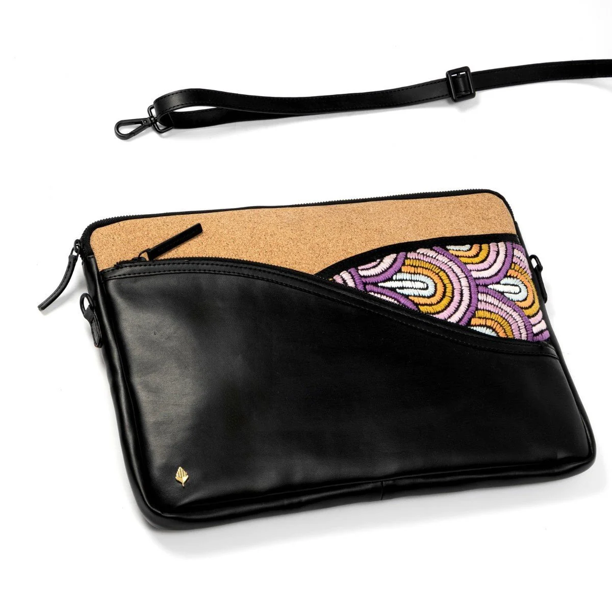 Acacia Vegan Leather Laptop Sleeve - Image 11