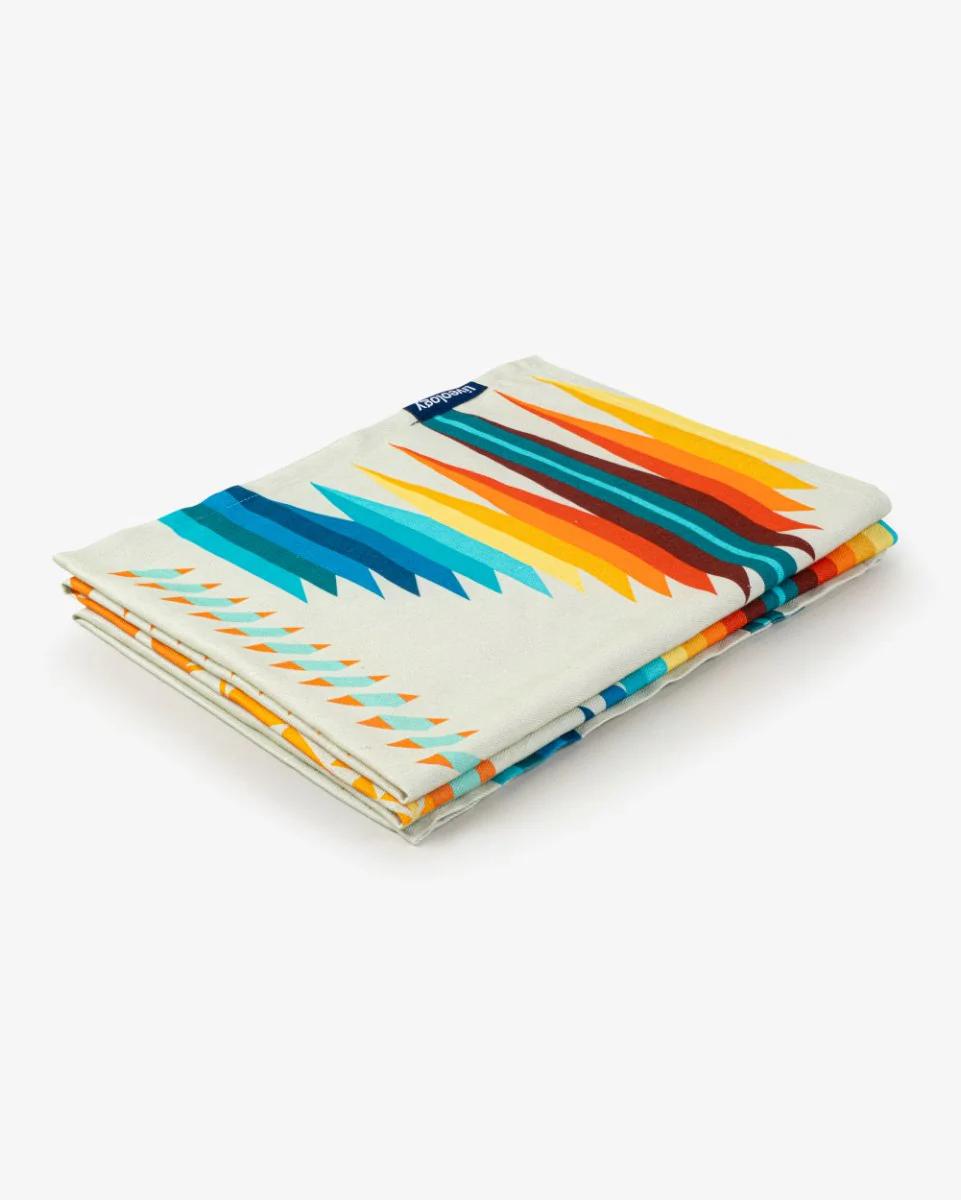 Bamboo & Cotton Blend Printed Everyday Bath Towel | Acapulco - Image 5