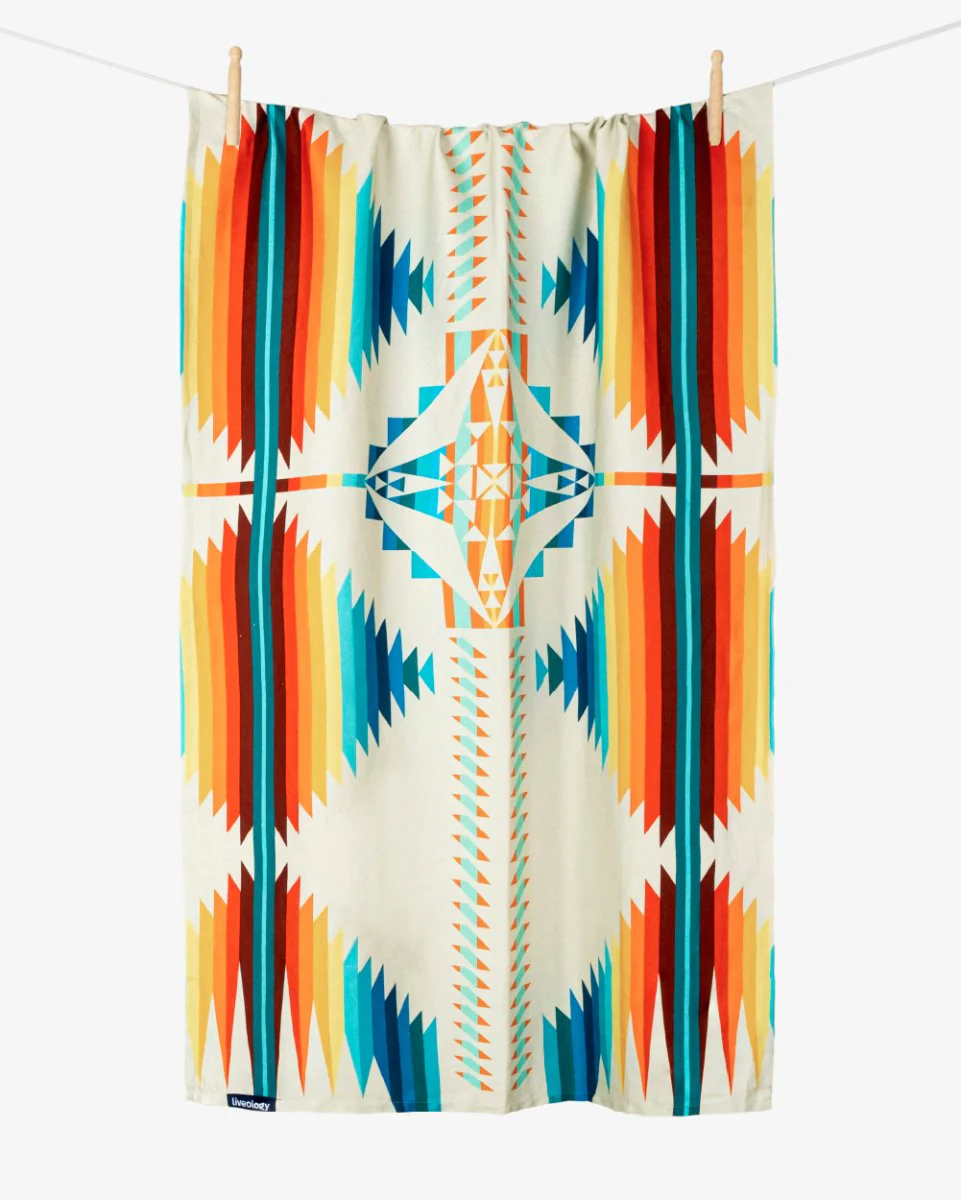 Bamboo & Cotton Blend Printed Everyday Bath Towel | Acapulco - Image 7