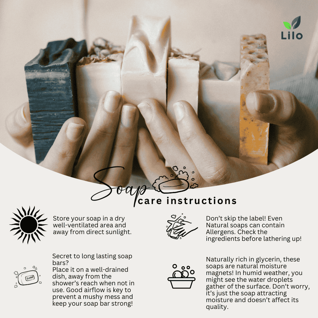Activated Charcoal Bar Soap for Oily Skin with Honey & Kokum - Image 5