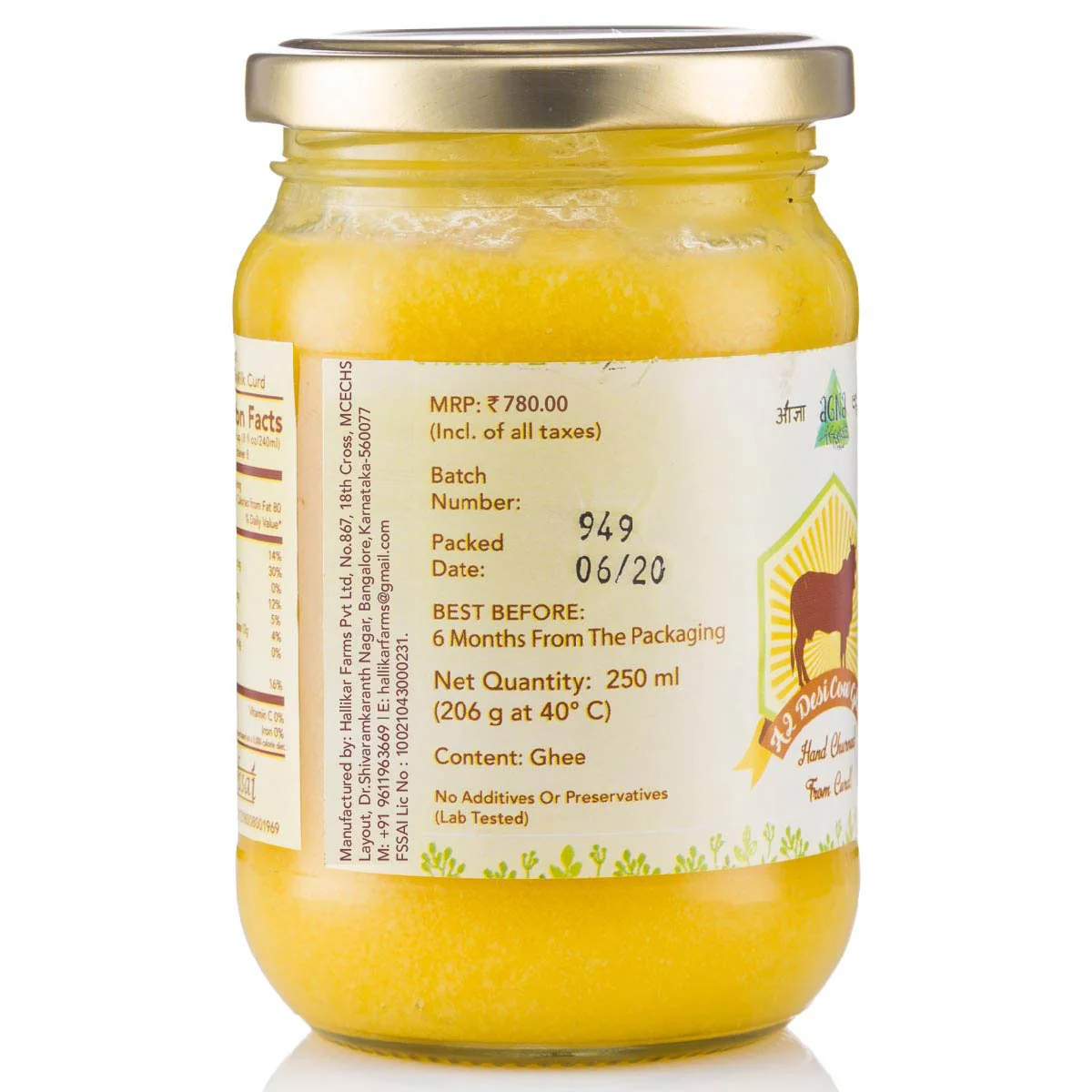 Agna A2 Desi Gir Cow Ghee- 500G - Image 5