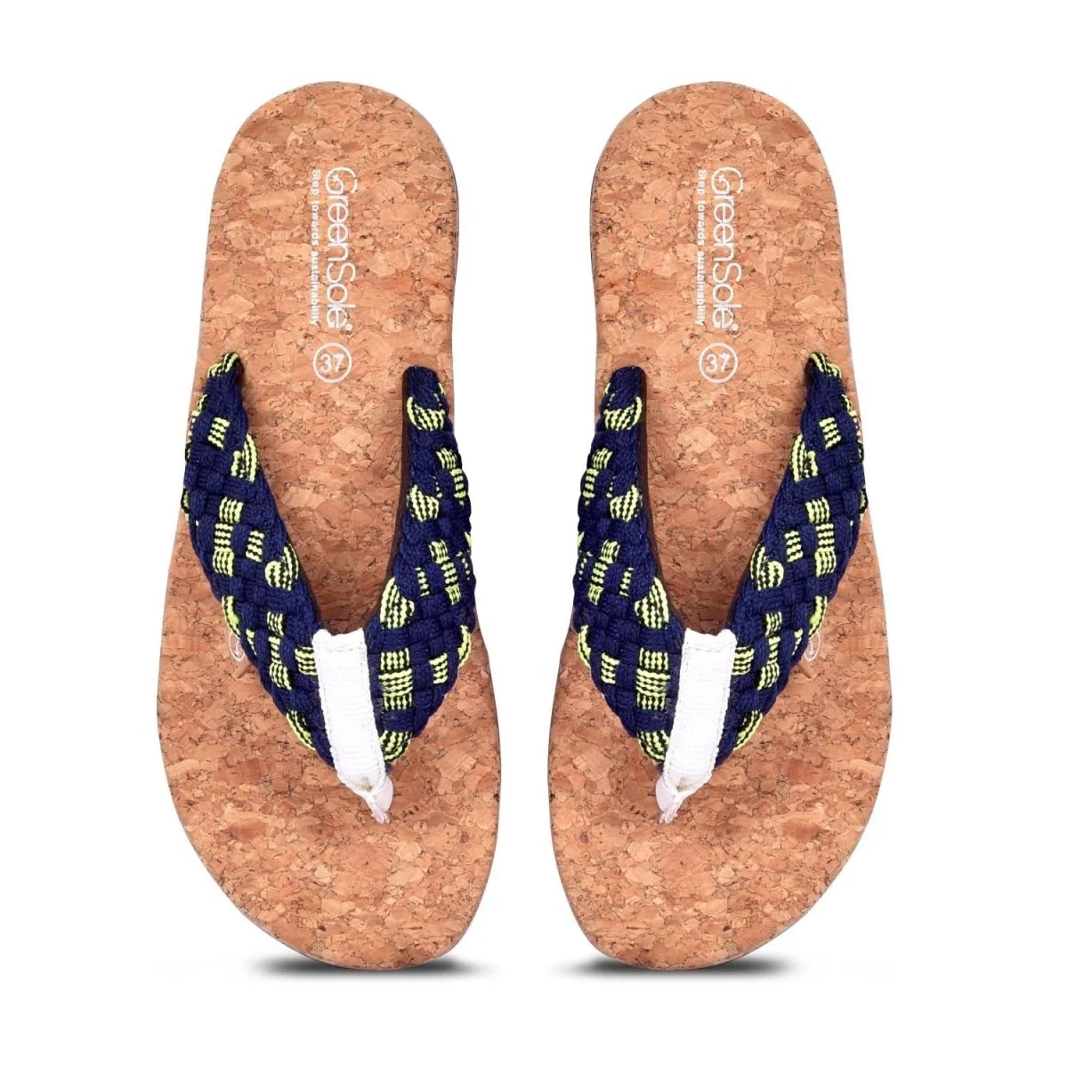Alfa Royal Blue Women's Trendy Slippers - Image 2