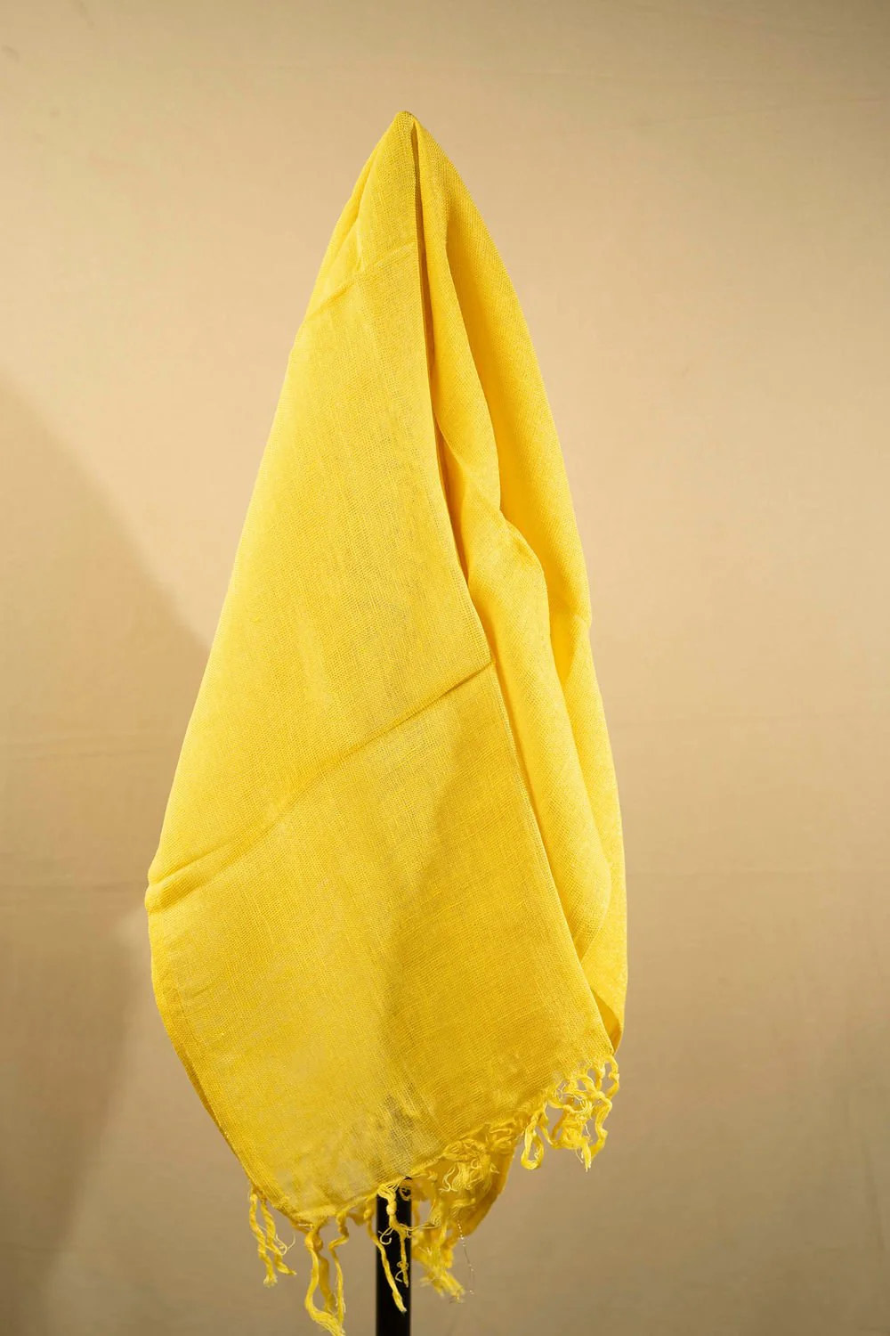 All Season Linen Scarf – Yellow | Lightweight Everyday Wrap for Women - Image 6