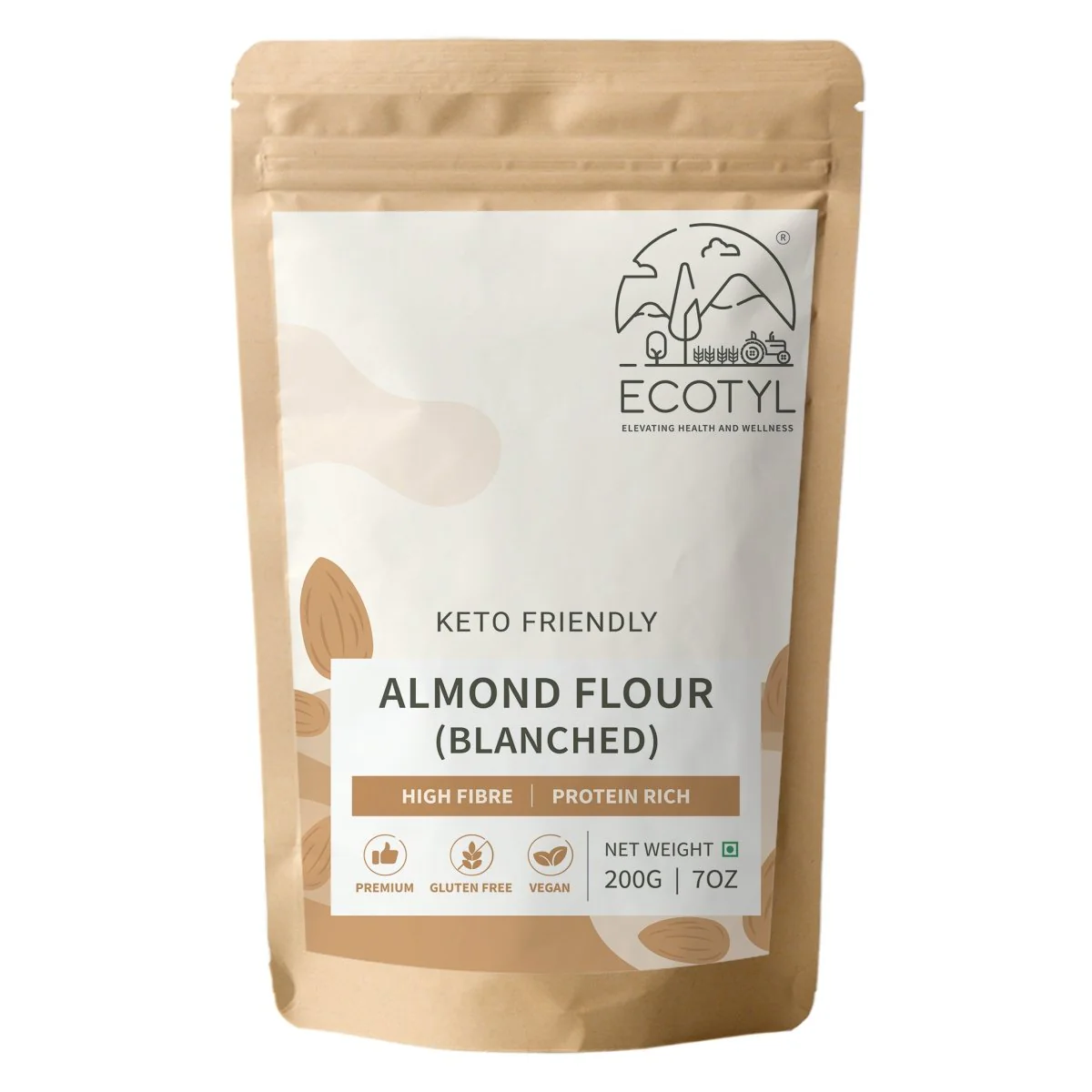 Almond Flour (Blanched) | Gluten Free | Keto Friendly | 200g - Image 5