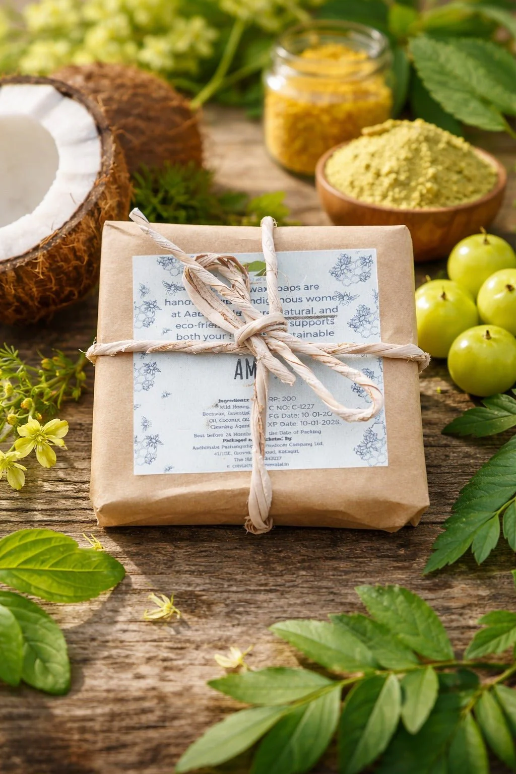 Amla Beeswax Soap | HoneyShield Moisture Bar For Gentle Skin Care