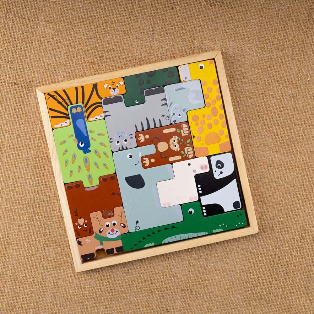 Animal Tetris Educational Toy | Spatial Skills & Logical Reasoning - Image 2
