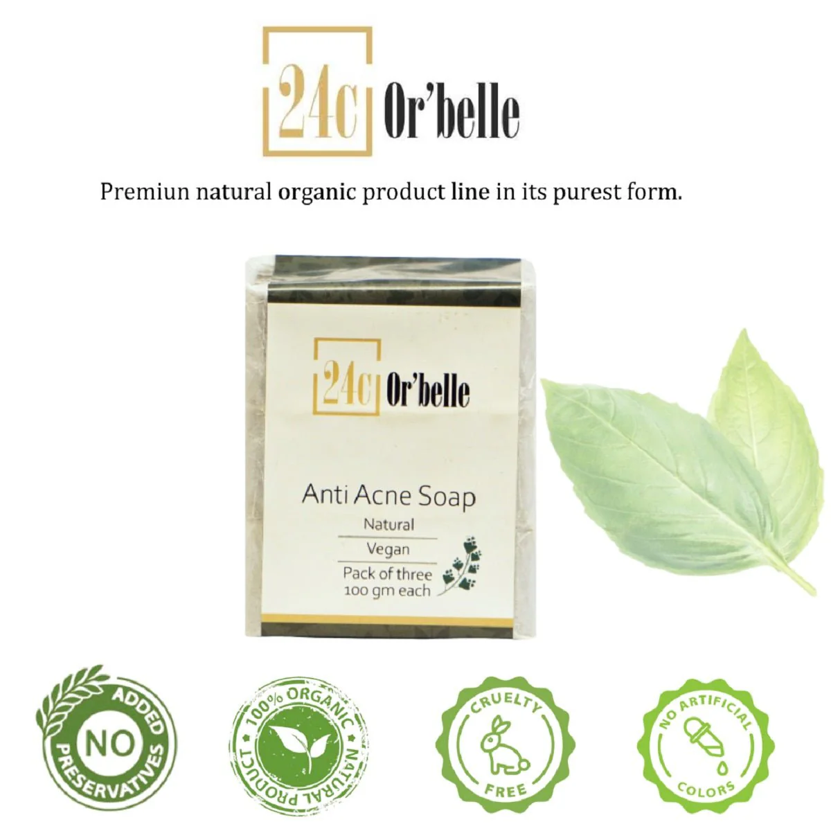 Anti Acne Soap - Pack of 3 (100 g Each) - Image 5