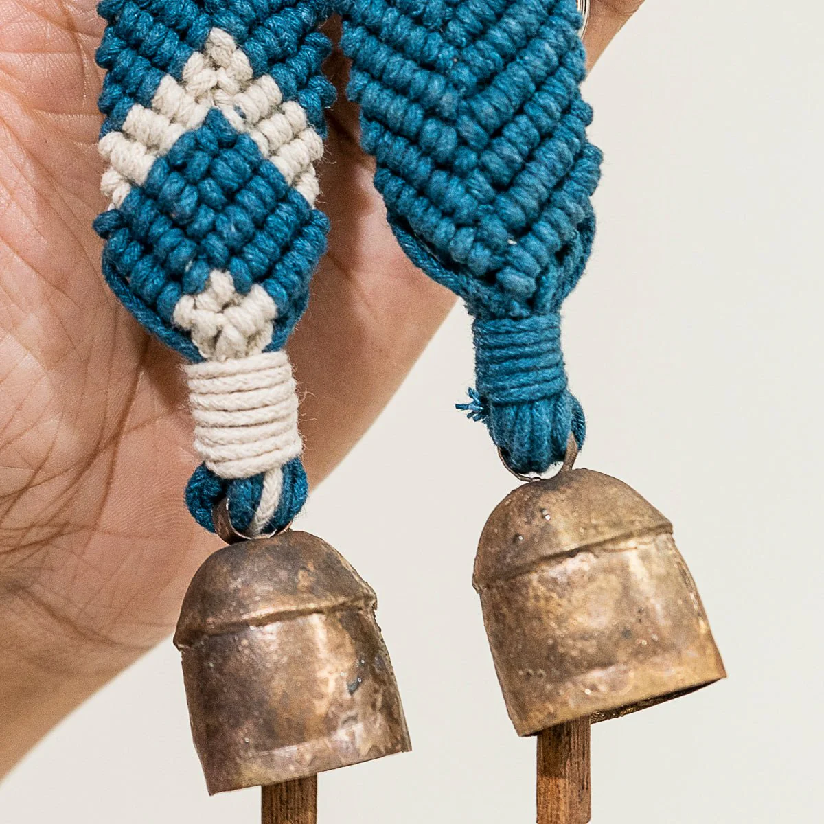 Aria Chevron Keyrings Set of 2 – Stylish & Durable Handmade Keychain - Image 2