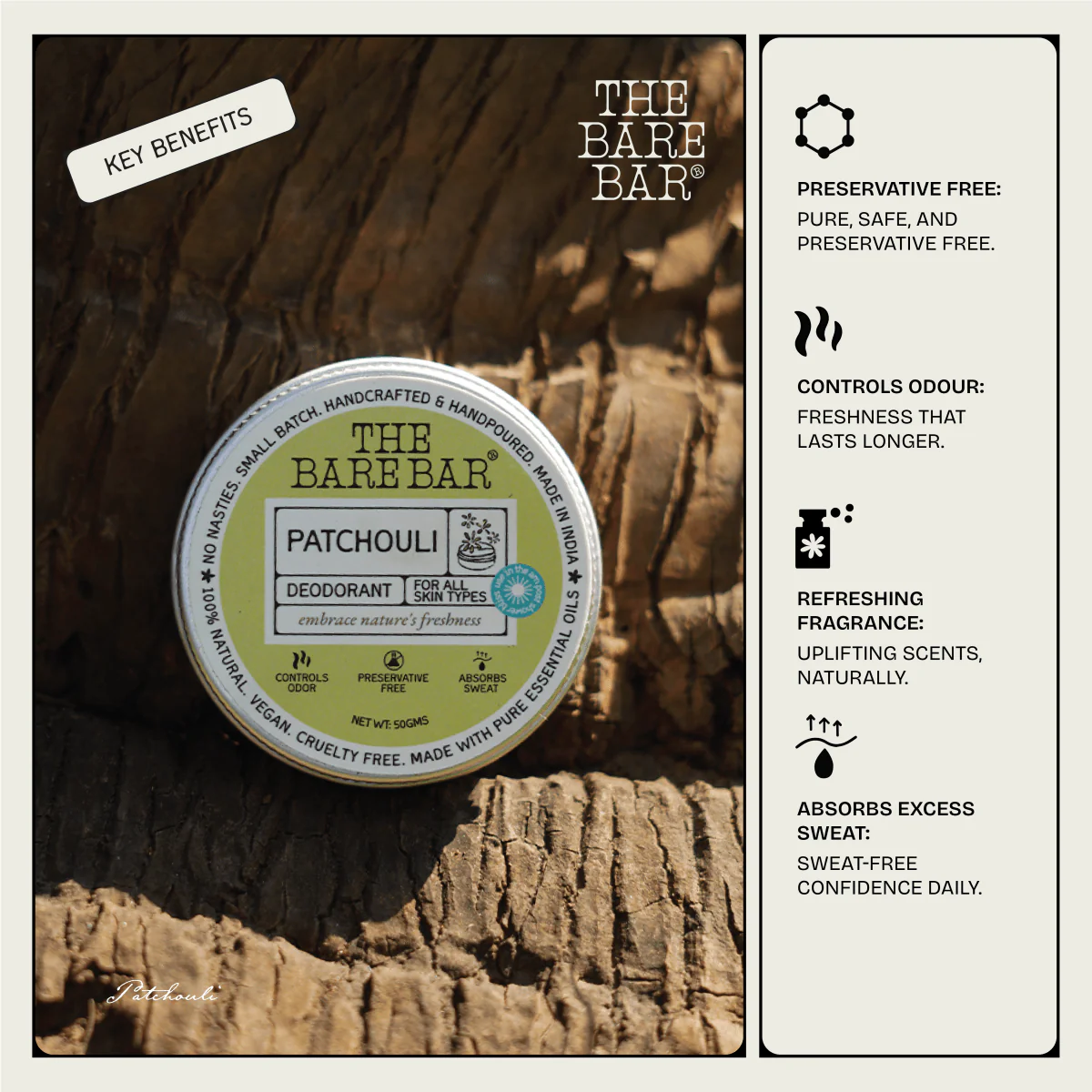 Aromatic Lavender Patchouli Deodorant for Daily Use - Image 3