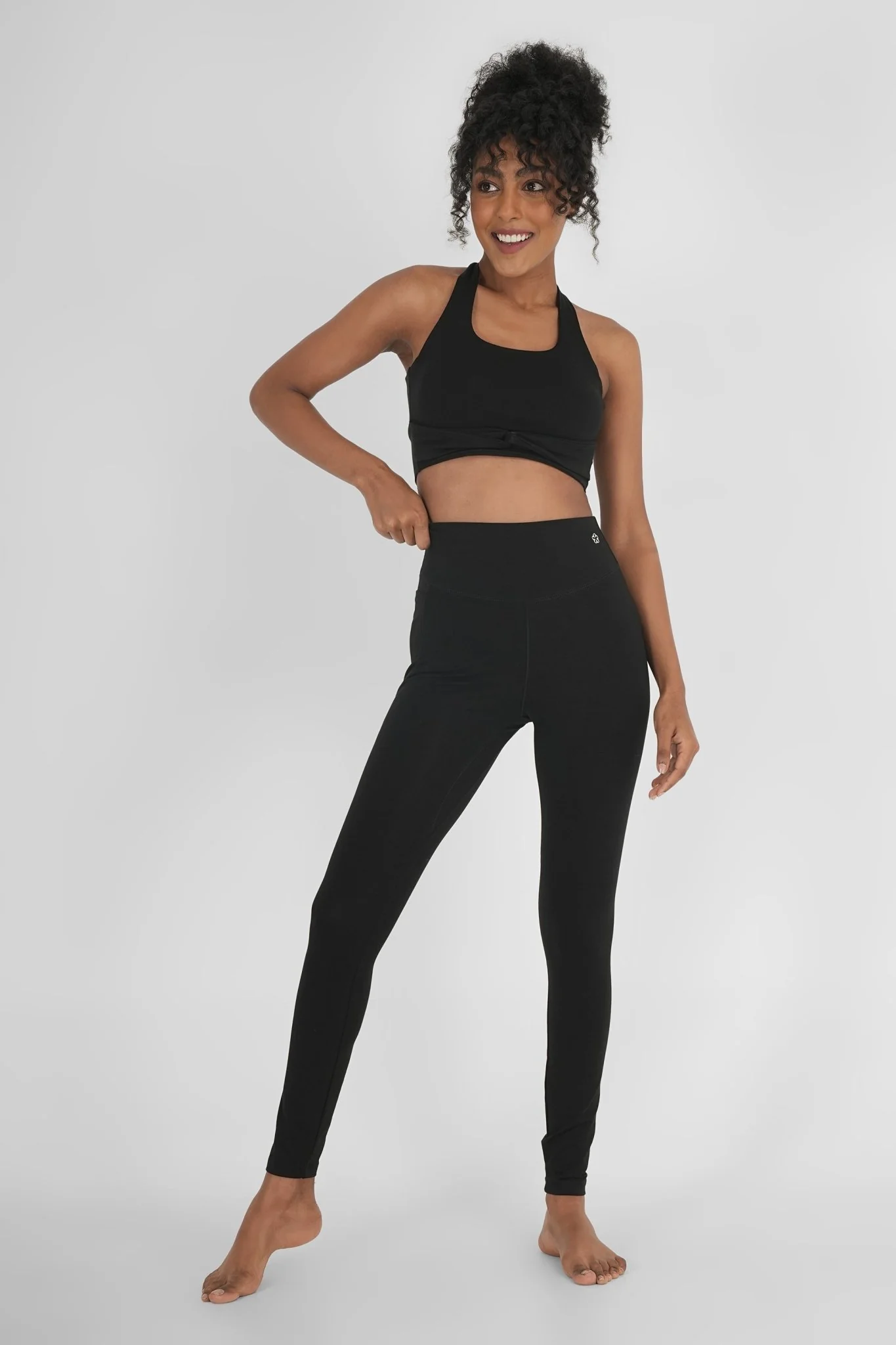 Ash Black Co-ordinated | Sleek & Comfortable Women’s Activewear Set - Image 4