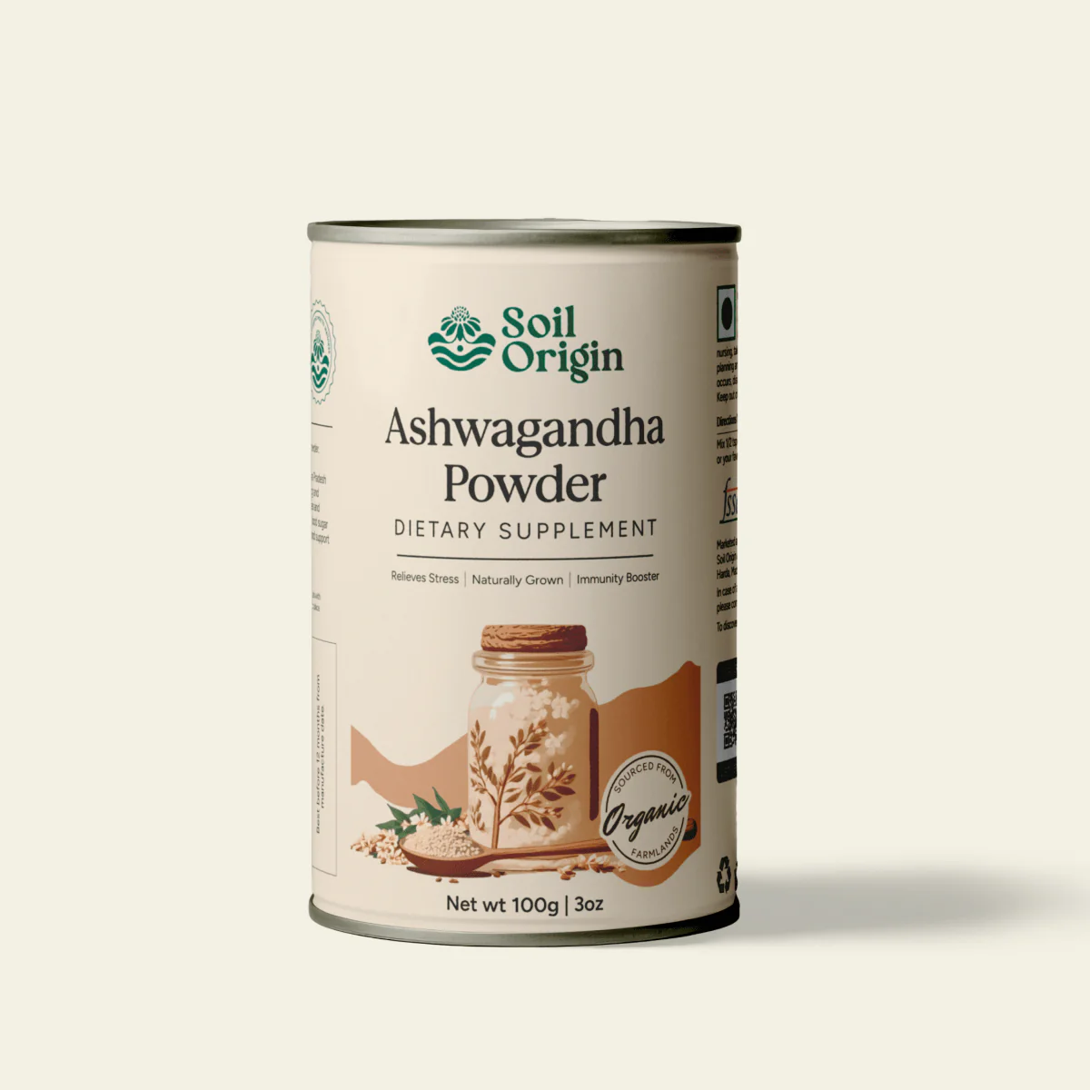 Ashwagandha Powder | Stress Relief & Energy Boost | 100g