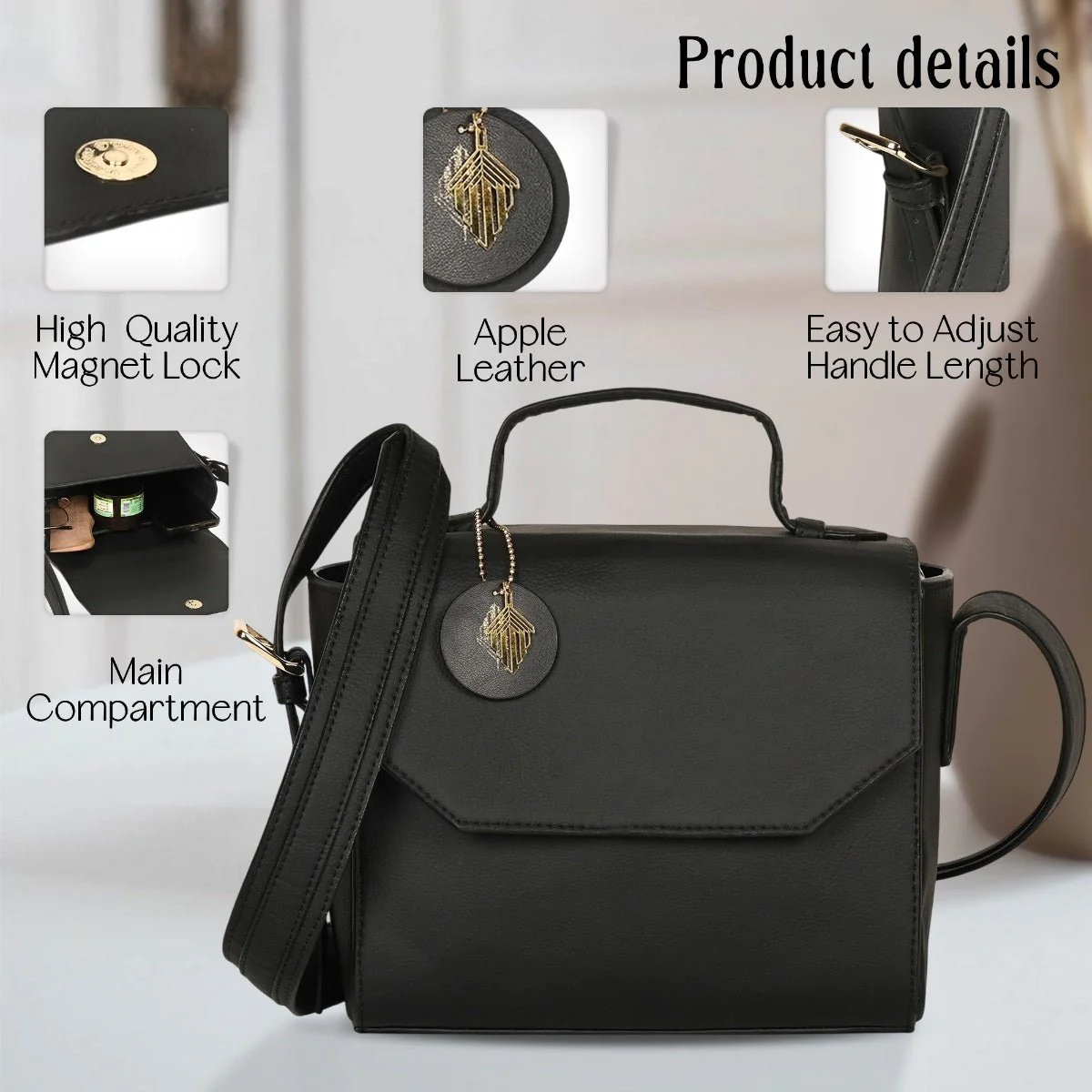 Asteria Vegan Leather Women's Sling Bag - Image 2