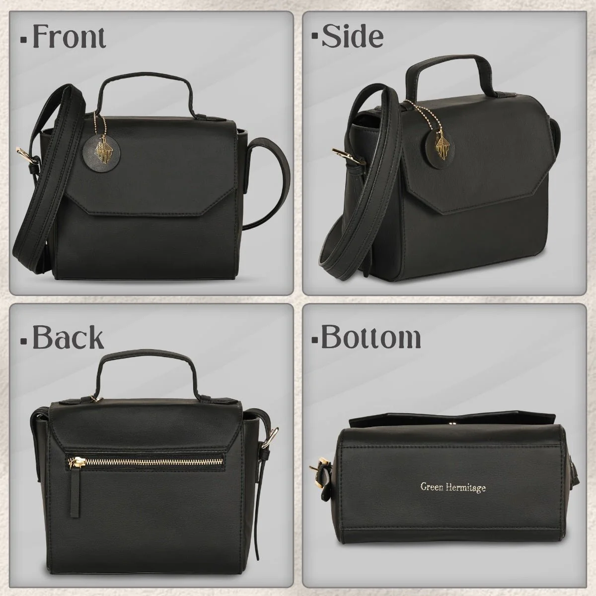 Asteria Vegan Leather Women's Sling Bag - Image 3