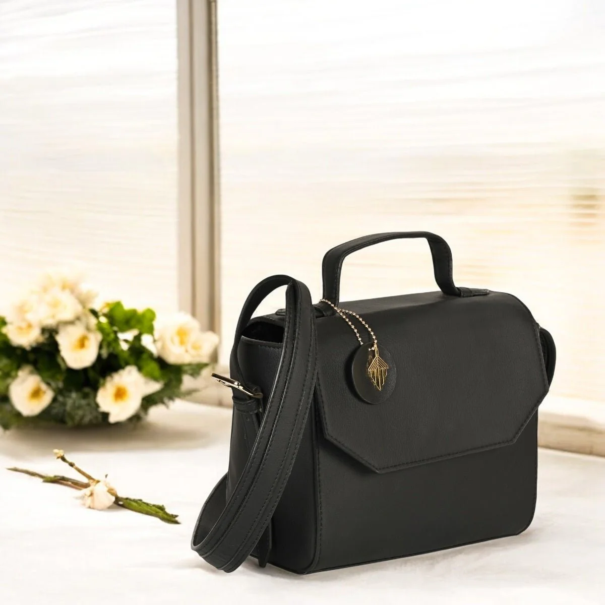 Asteria Vegan Leather Women's Sling Bag - Image 4