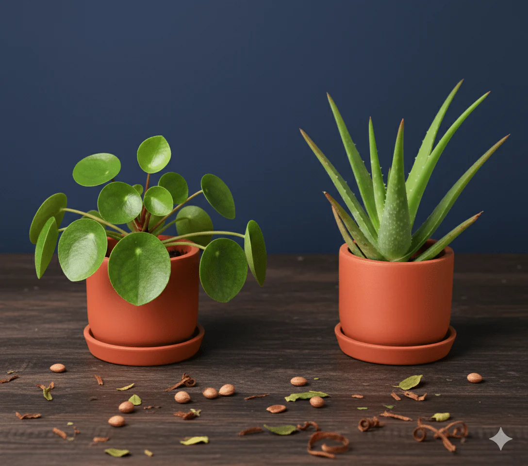 Autumn Planter Small 4 Inch | Handcrafted Decorative Pot - Image 3