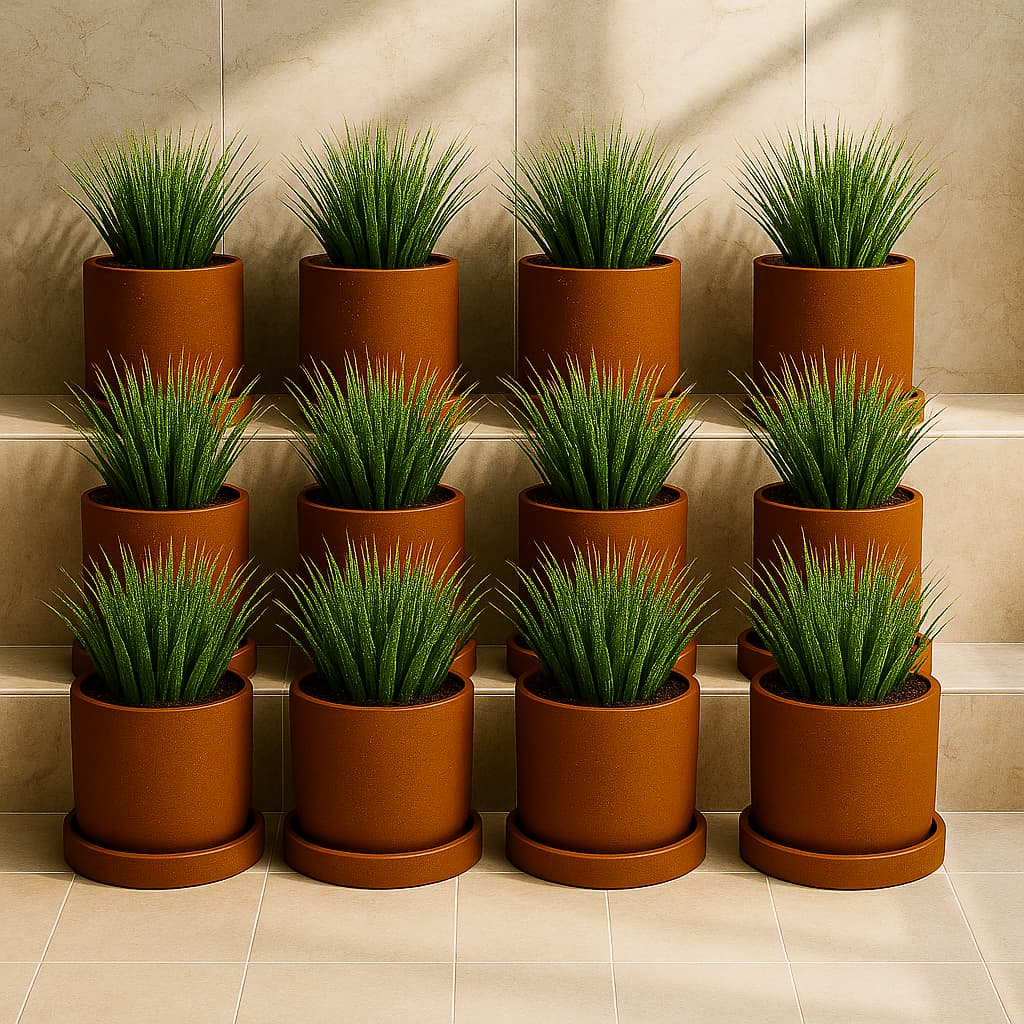 Autumn Planter Small 4 Inch | Handcrafted Decorative Pot - Image 7