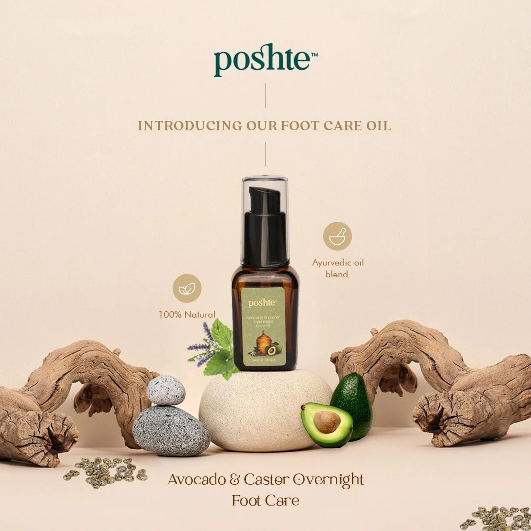 Avocado & Castor Overnight Foot Care Oil | For Healthy & Happy Feet - Image 4