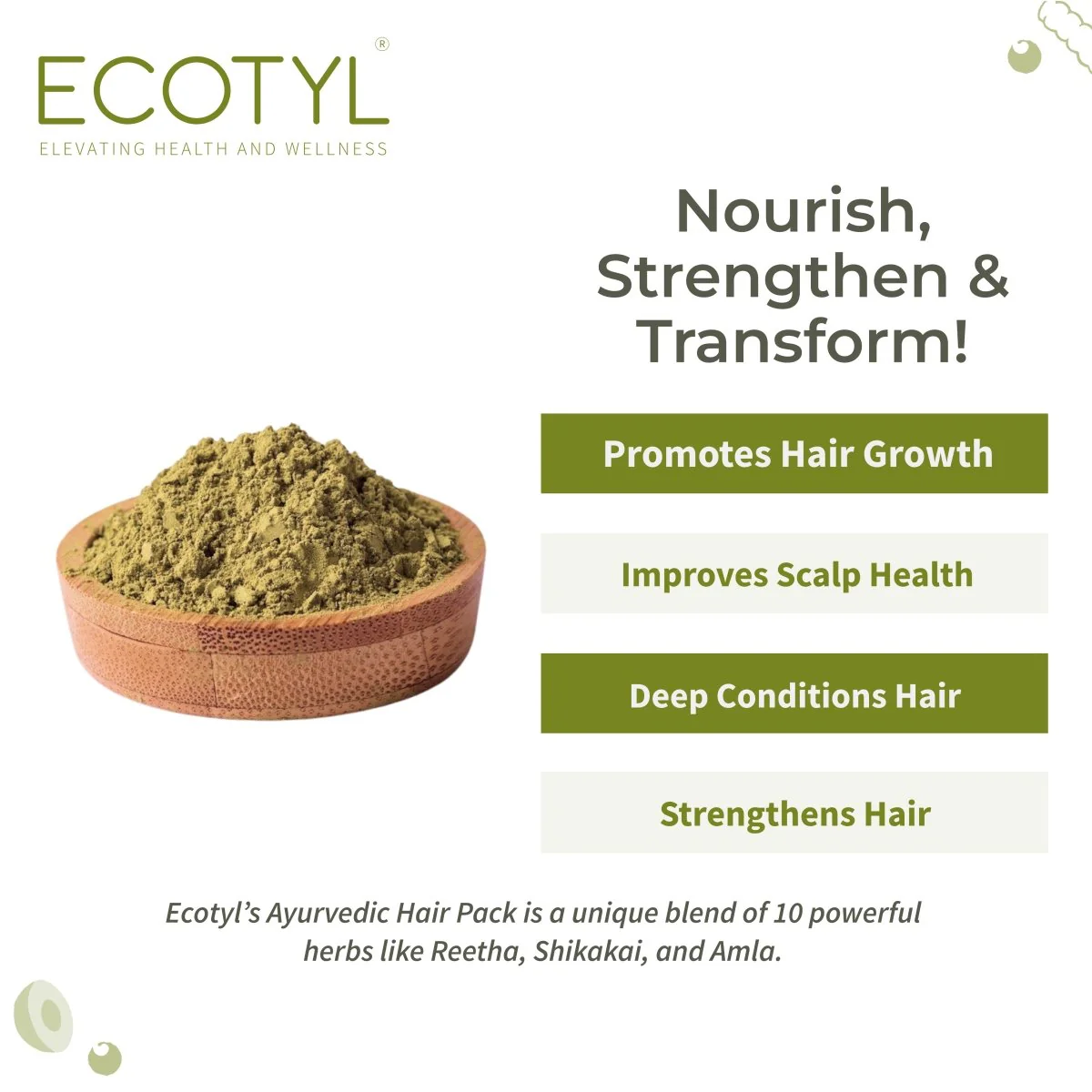 Ayurvedic Hair Pack-100g | Hair Conditioning & Strengthening - Image 3