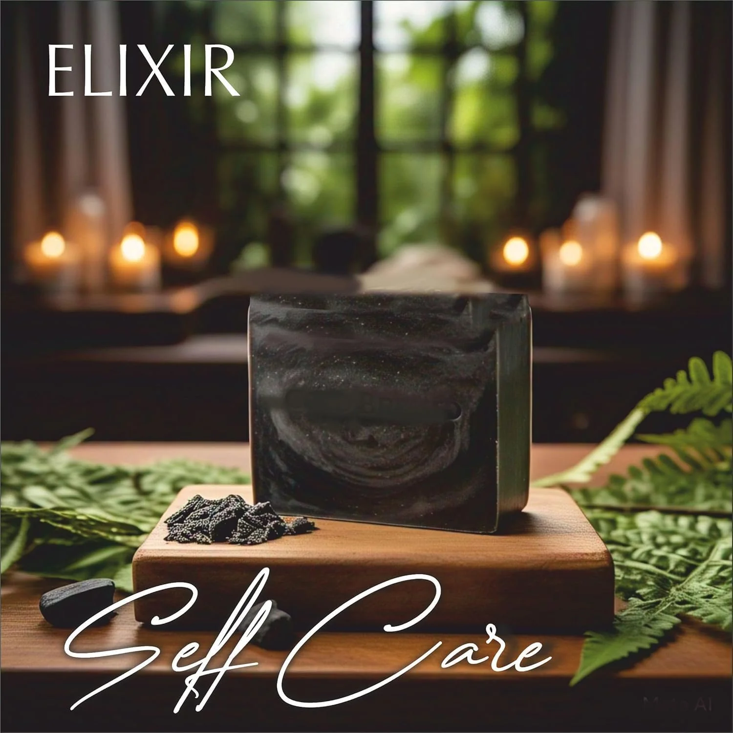Elixir Cold Pressed Charcoal Soap - Image 4