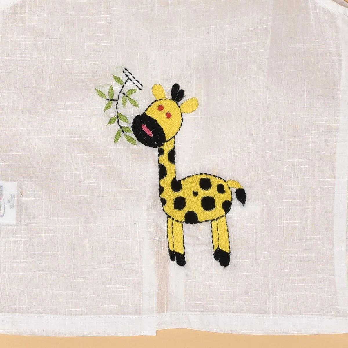 Backyard Buddies-Giraffe,Dino,Ant & Flamingo Cotton Baby Jabla Combo - Image 3