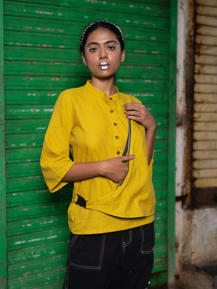 Bag It Shirt | 100% Handwoven Cotton Fabric - Image 3