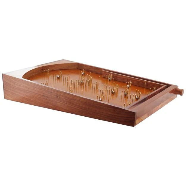 Wooden Bagatelle Traditionally Crafted Tabletop Pinball Game - Image 9