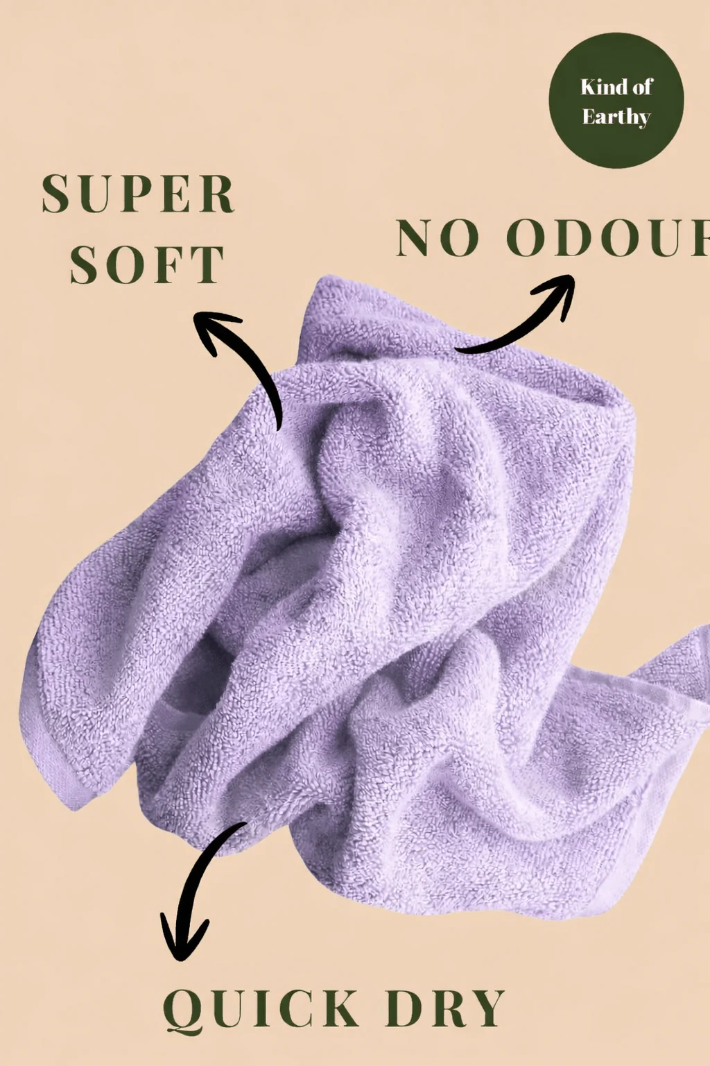 Bamboo Bath Towel for Adults | 600 GSM Absorbent, Quick Dry & Light - Image 3