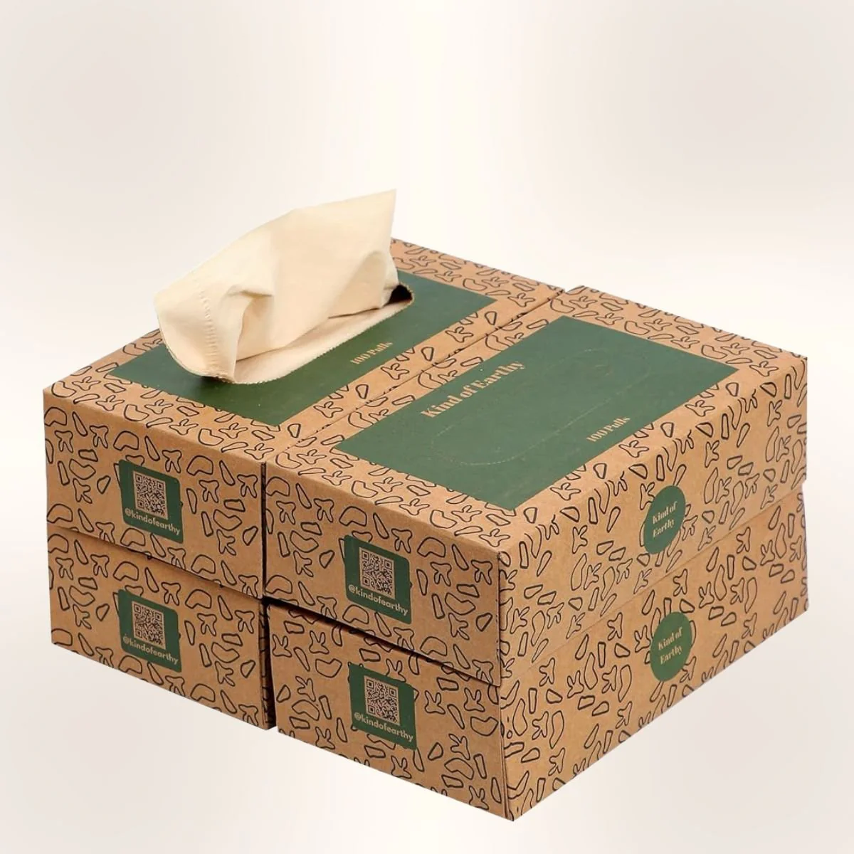 Bamboo Facial Tissues Pack of 2 | 2-Ply | 100 Pulls Each | Printed Box - Image 6